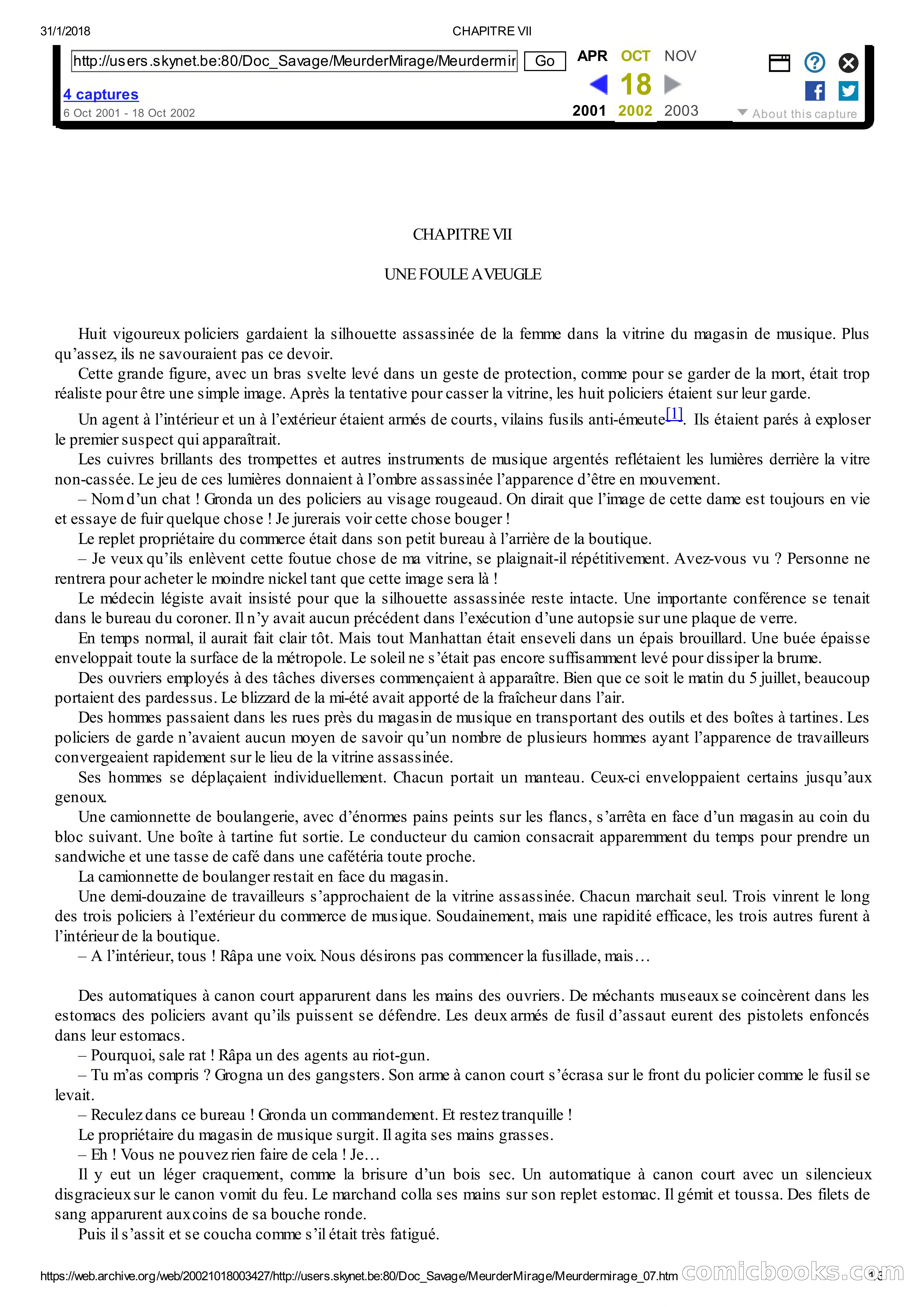 Doc Savage en Français: Le Mirage De La Mort — page 22 of 76