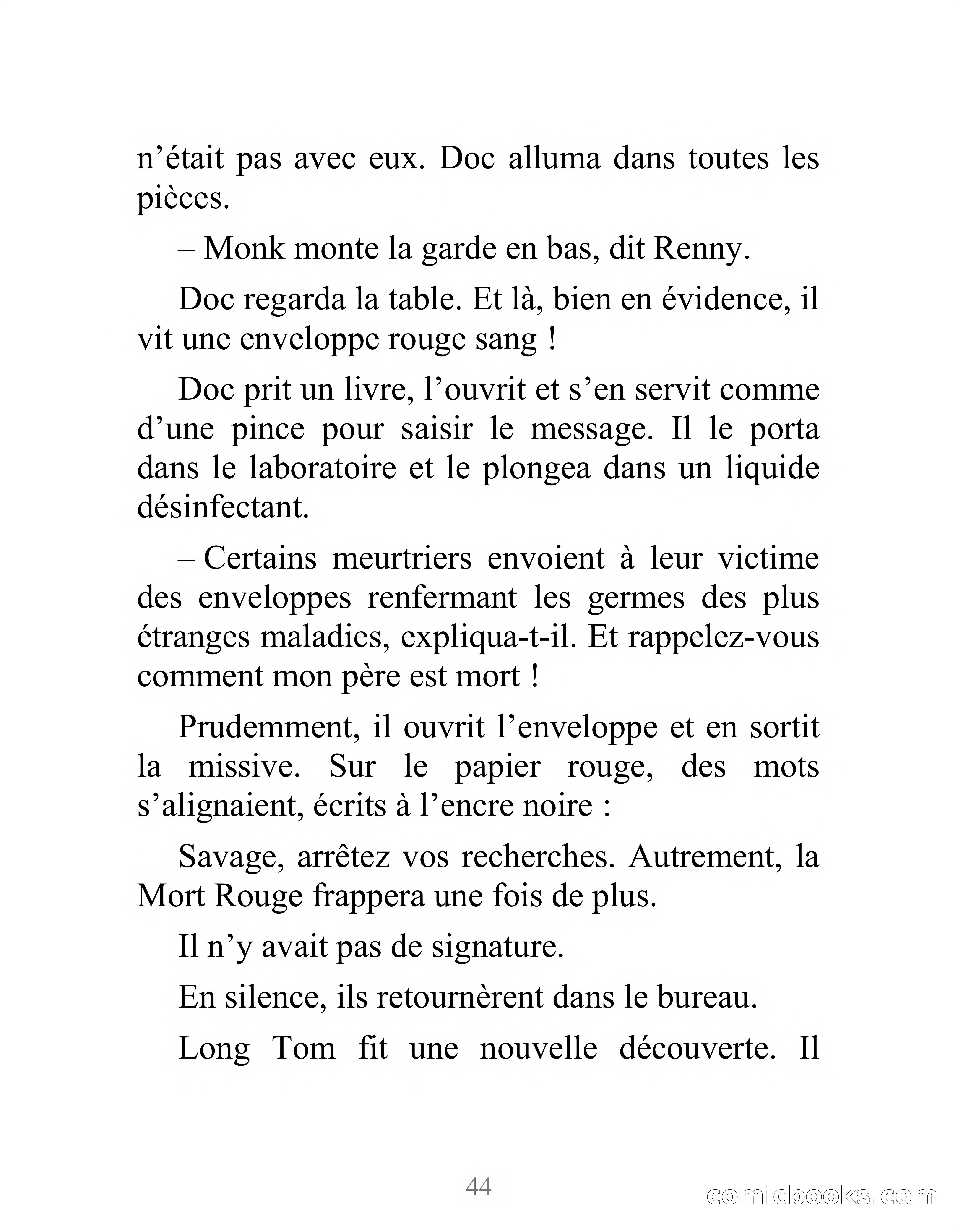 Doc Savage: L'Homme de Bronze — page 49 of 237
