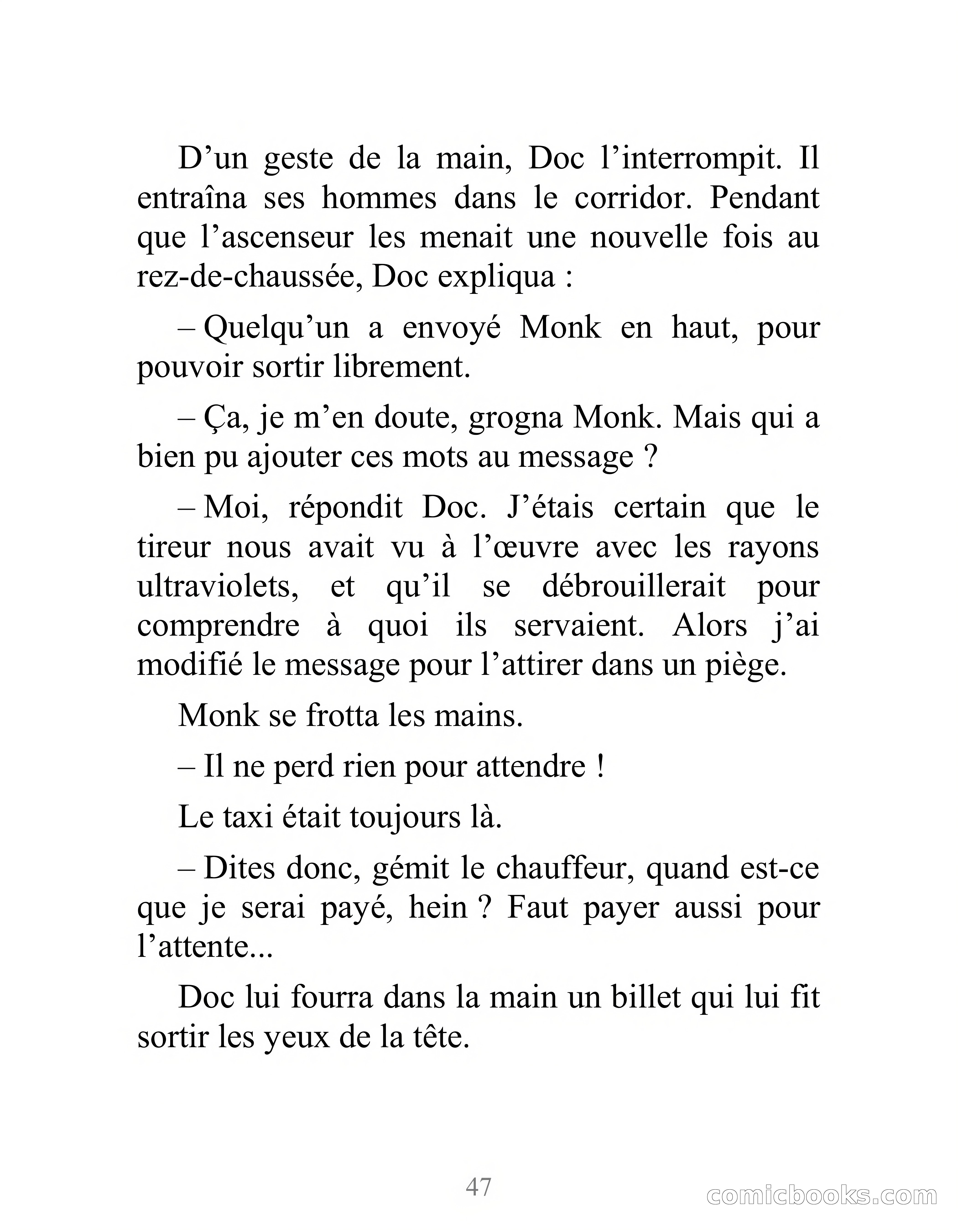 Doc Savage: L'Homme de Bronze — page 52 of 237
