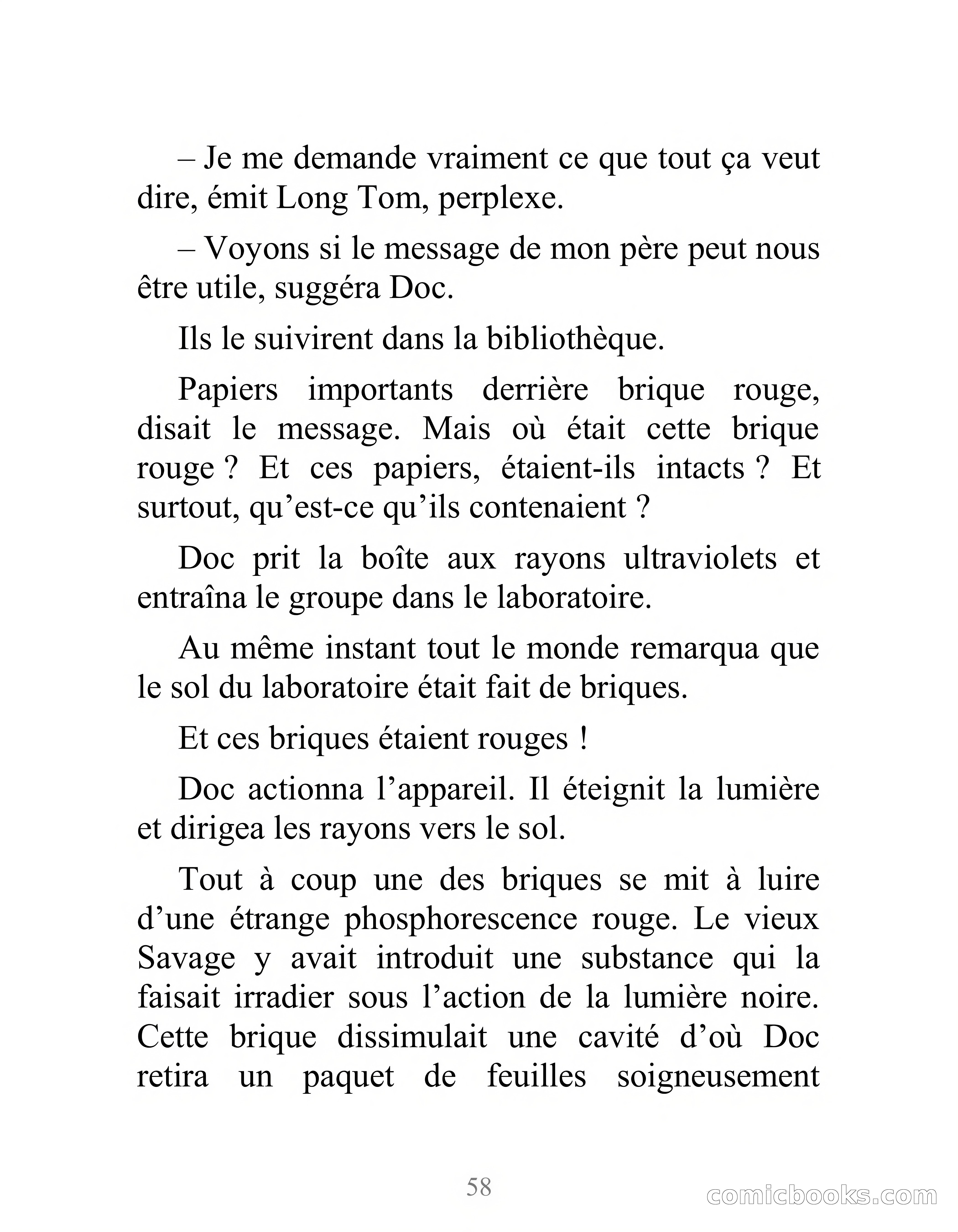 Doc Savage: L'Homme de Bronze — page 63 of 237