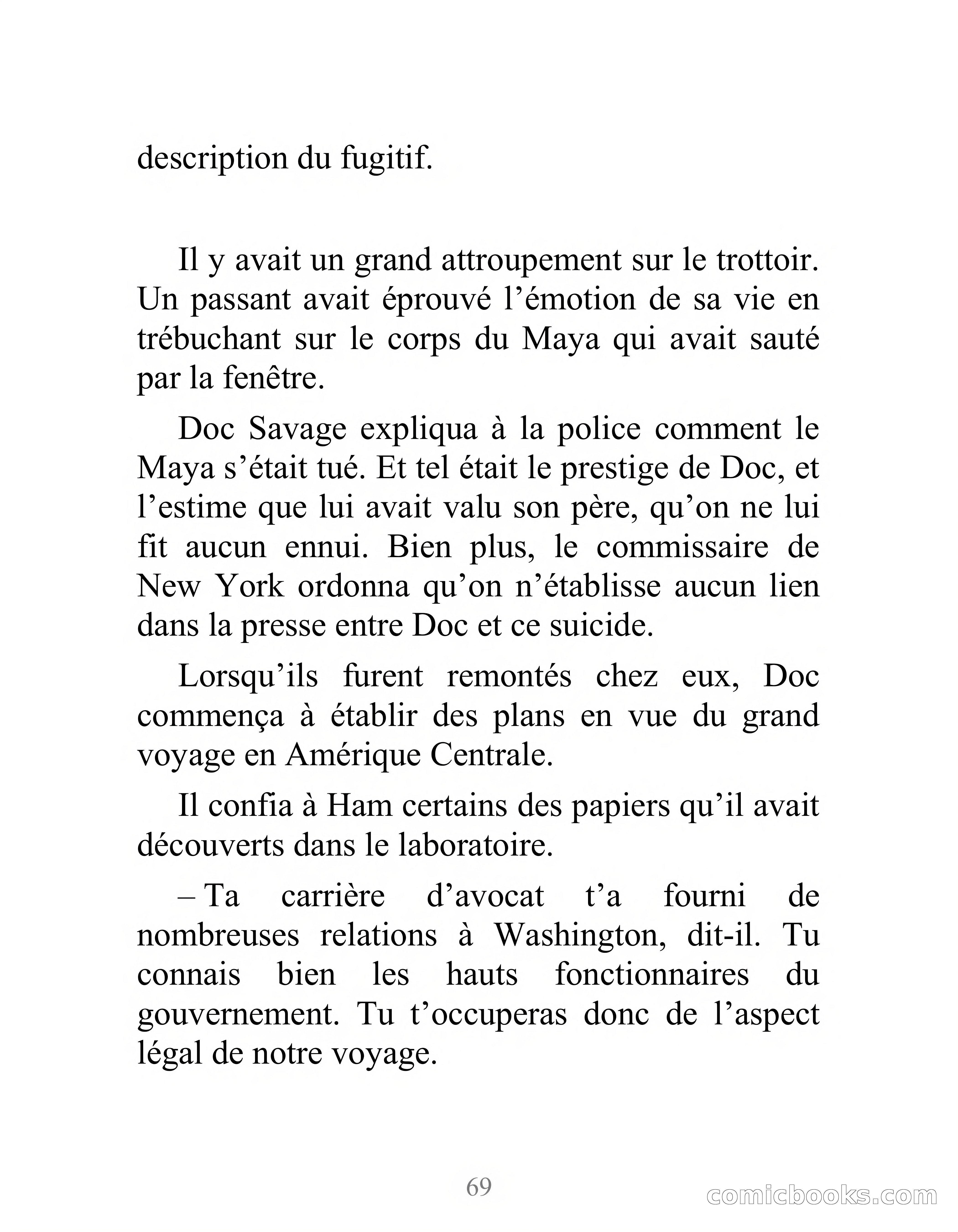 Doc Savage: L'Homme de Bronze — page 74 of 237