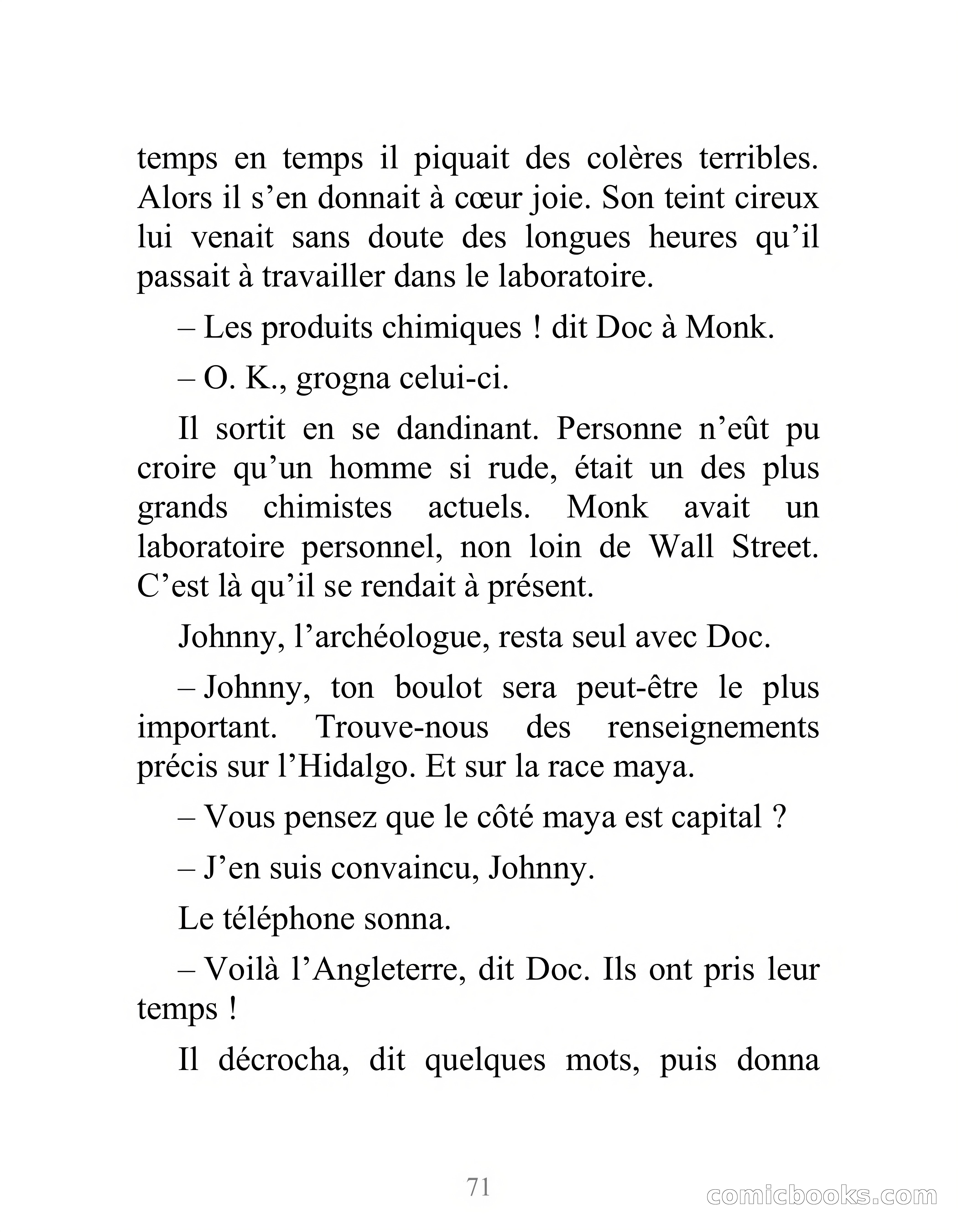 Doc Savage: L'Homme de Bronze — page 76 of 237