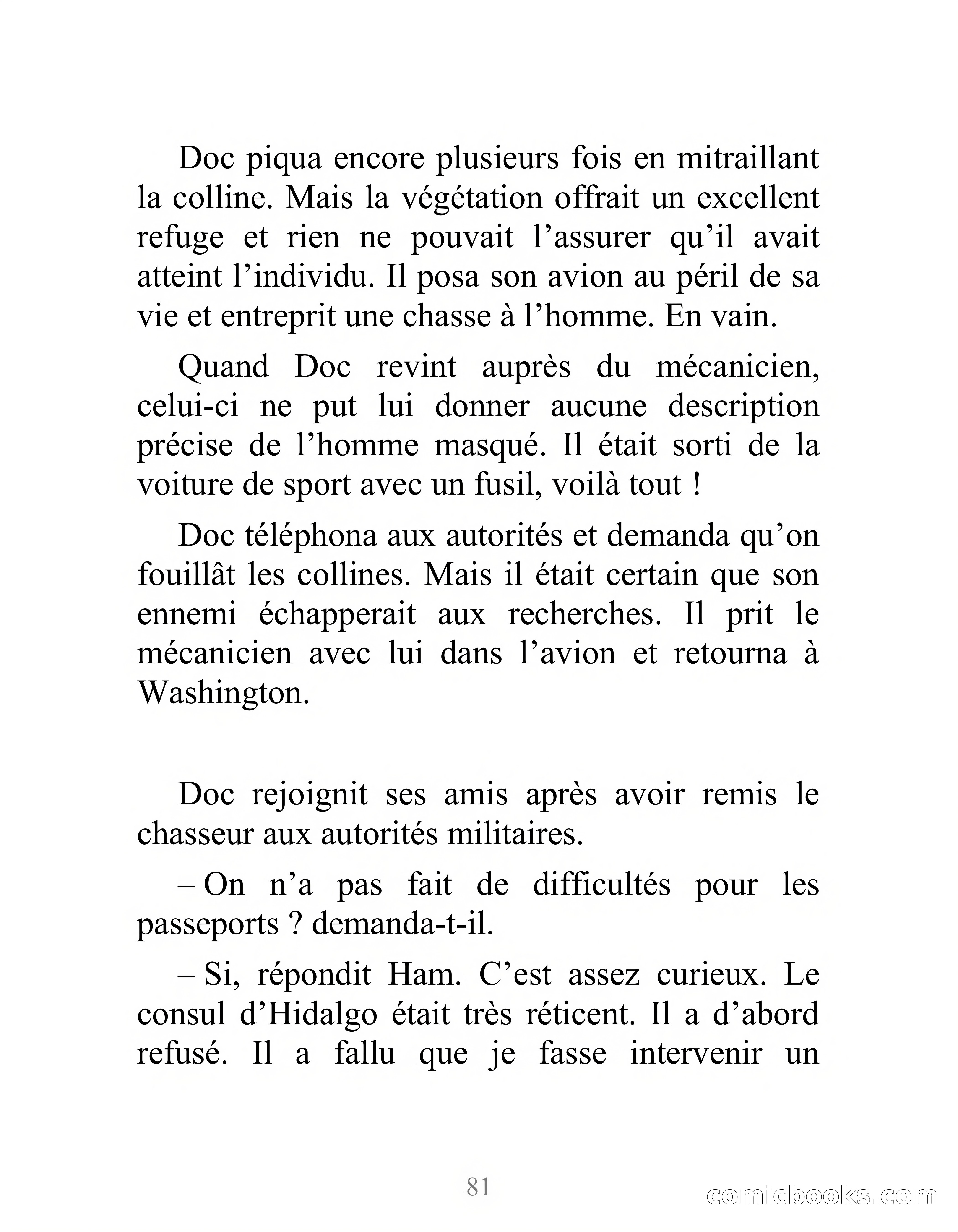 Doc Savage: L'Homme de Bronze — page 86 of 237