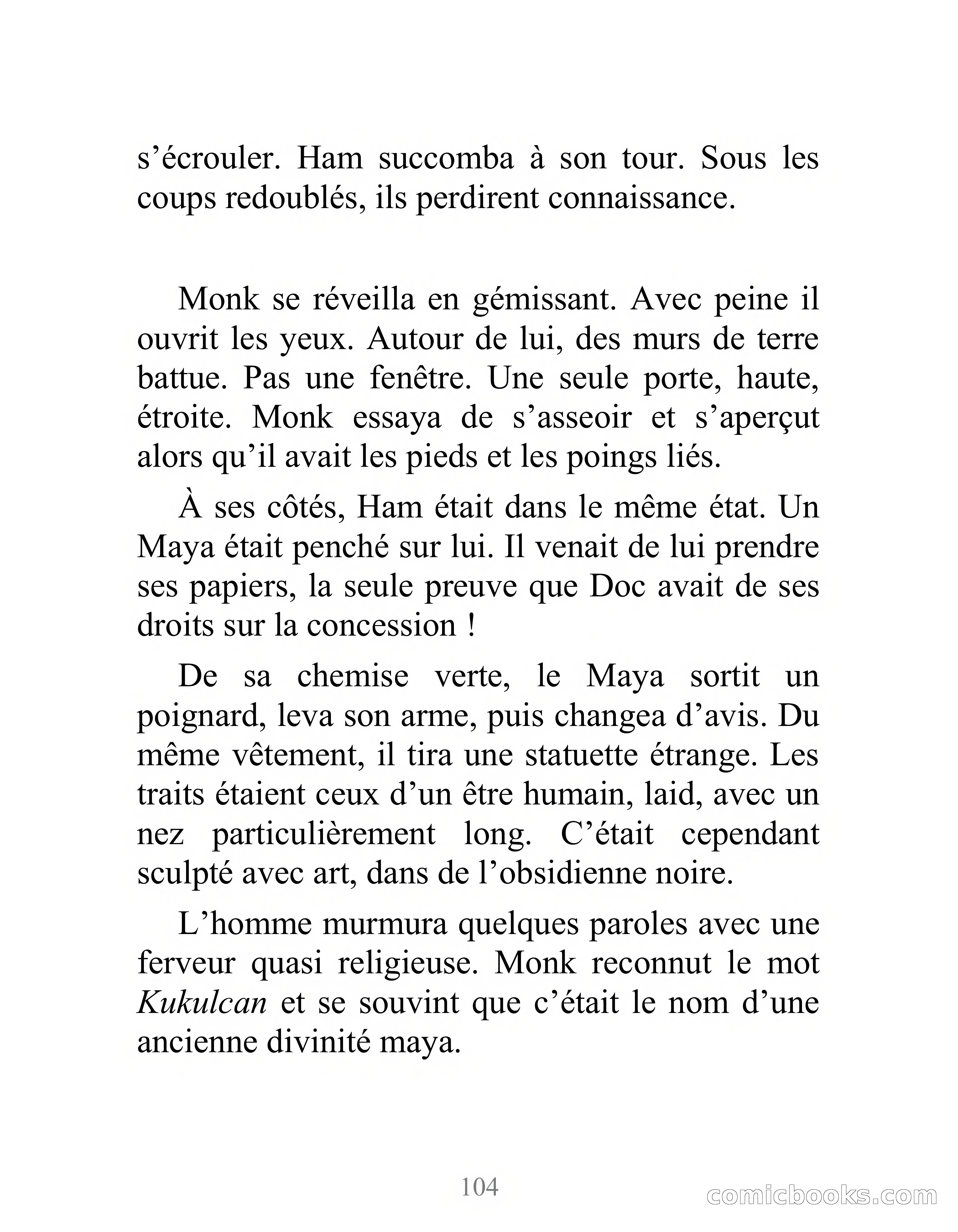 Doc Savage: L'Homme de Bronze — page 109 of 237