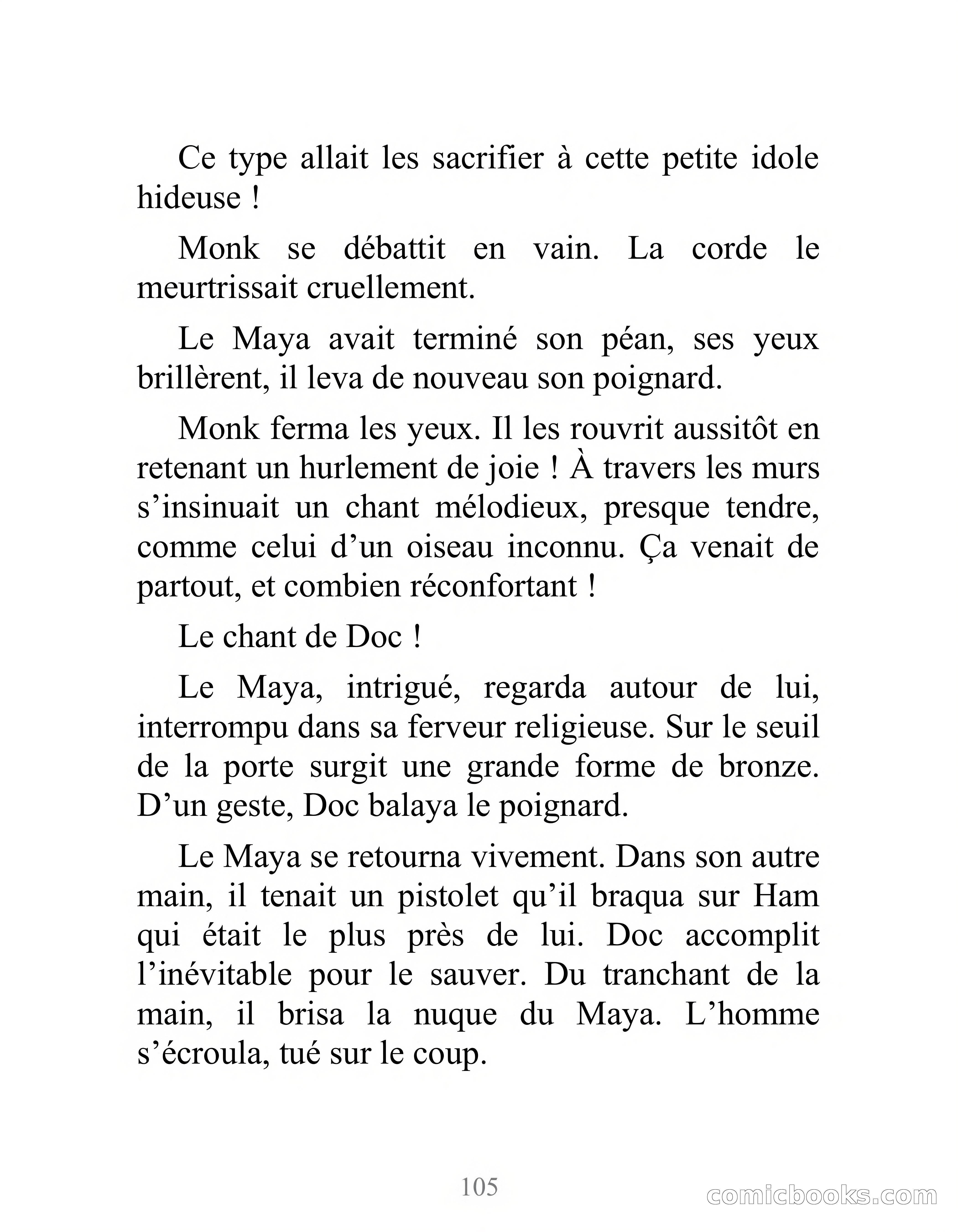 Doc Savage: L'Homme de Bronze — page 110 of 237