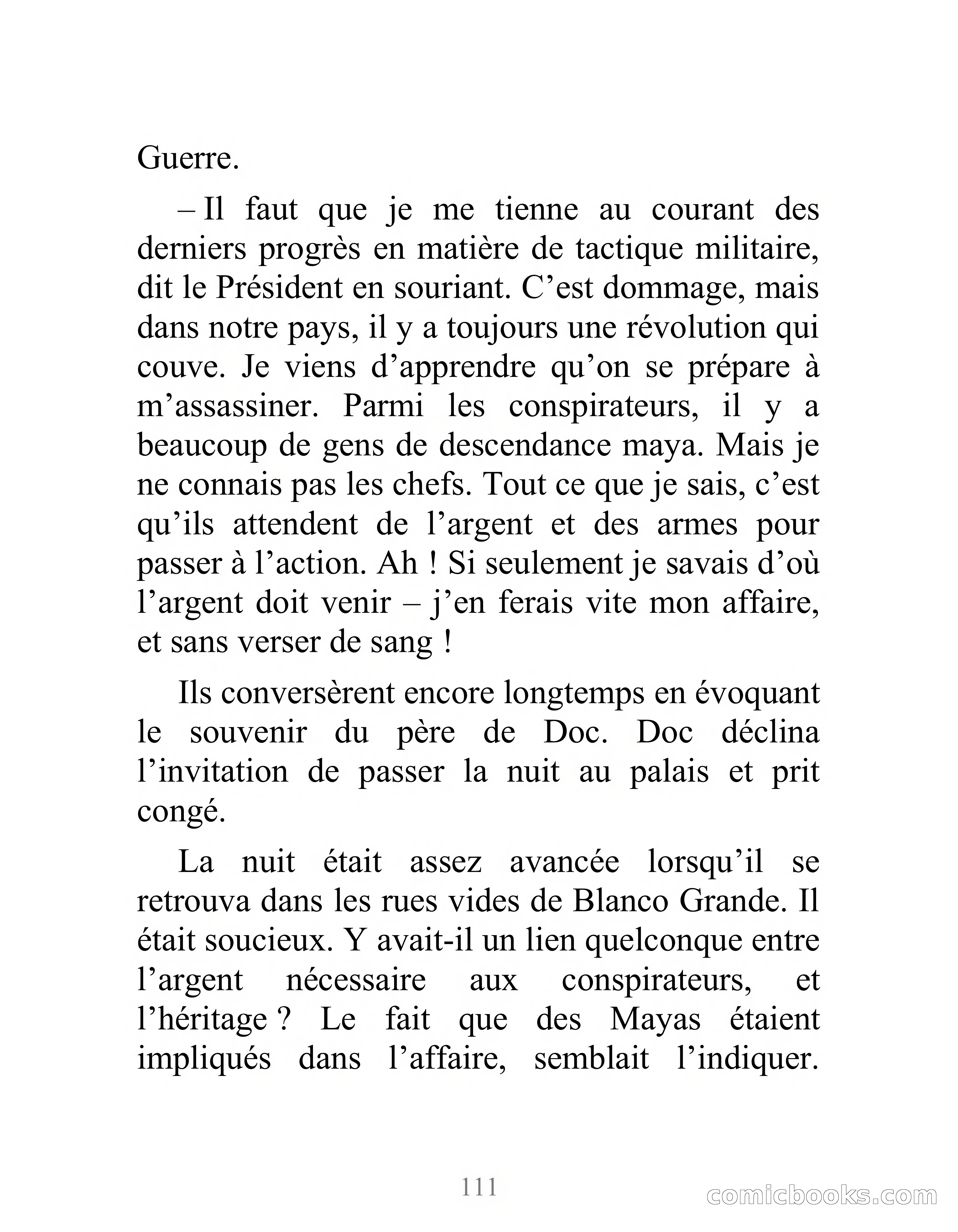 Doc Savage: L'Homme de Bronze — page 116 of 237
