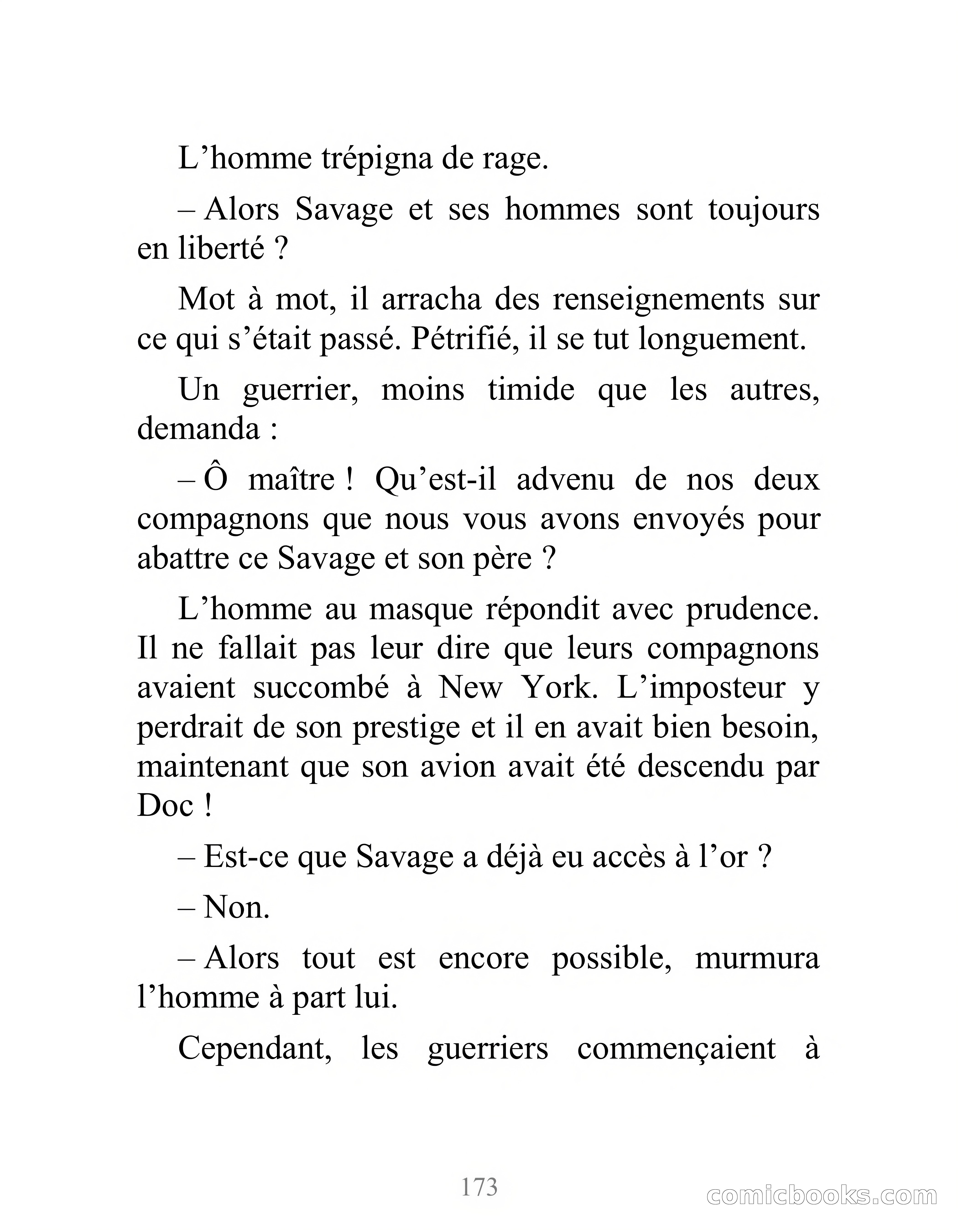 Doc Savage: L'Homme de Bronze — page 178 of 237