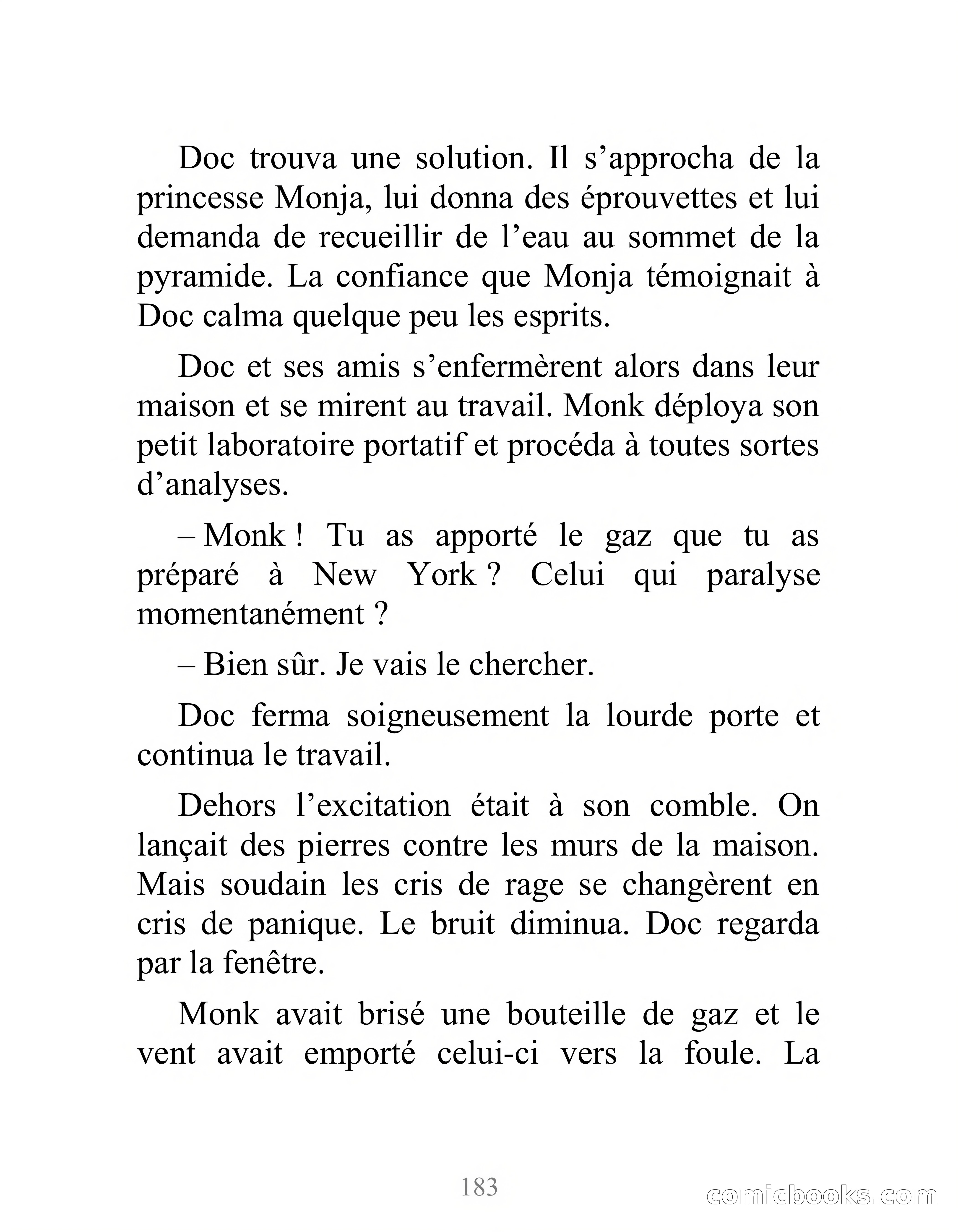 Doc Savage: L'Homme de Bronze — page 188 of 237