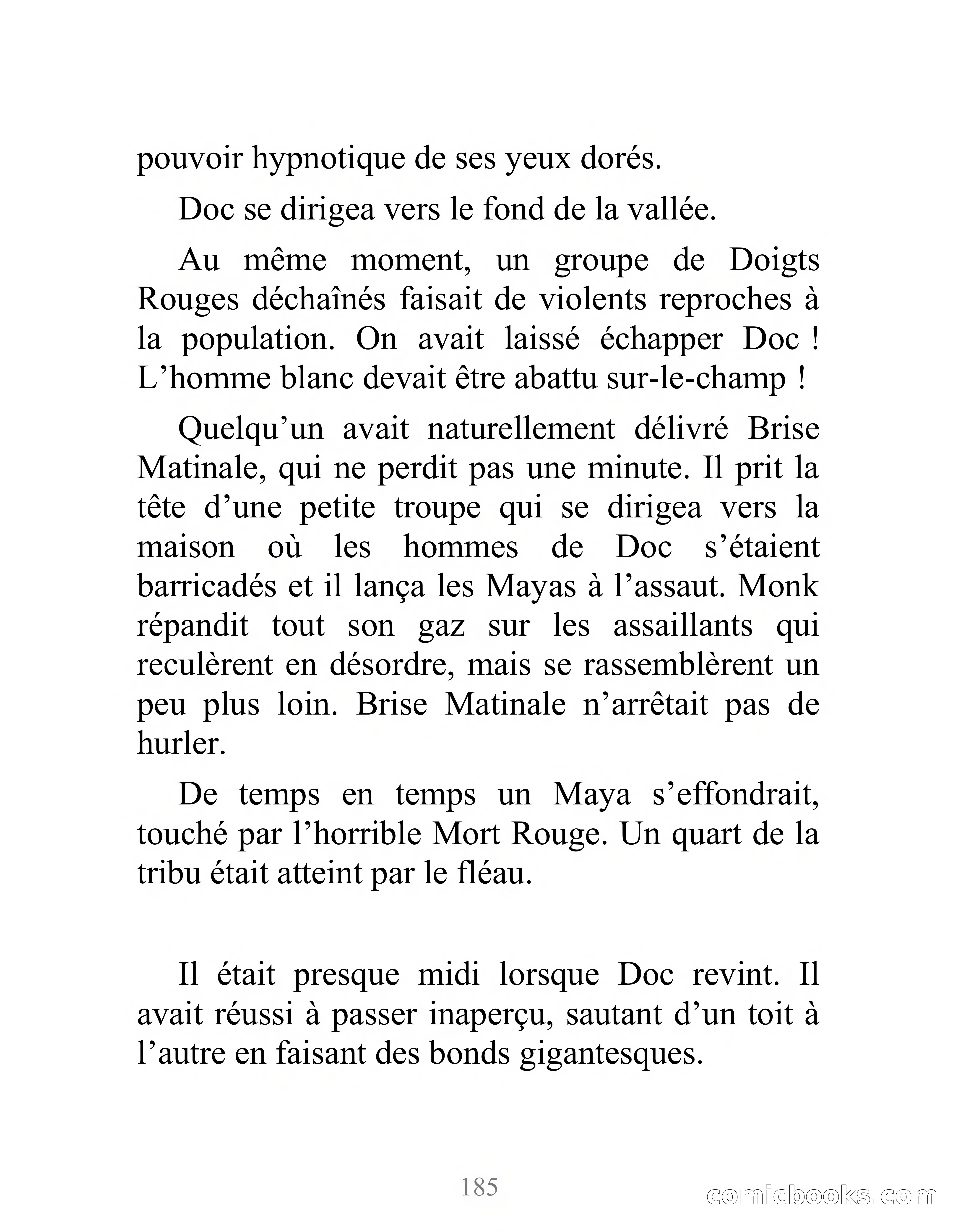 Doc Savage: L'Homme de Bronze — page 190 of 237