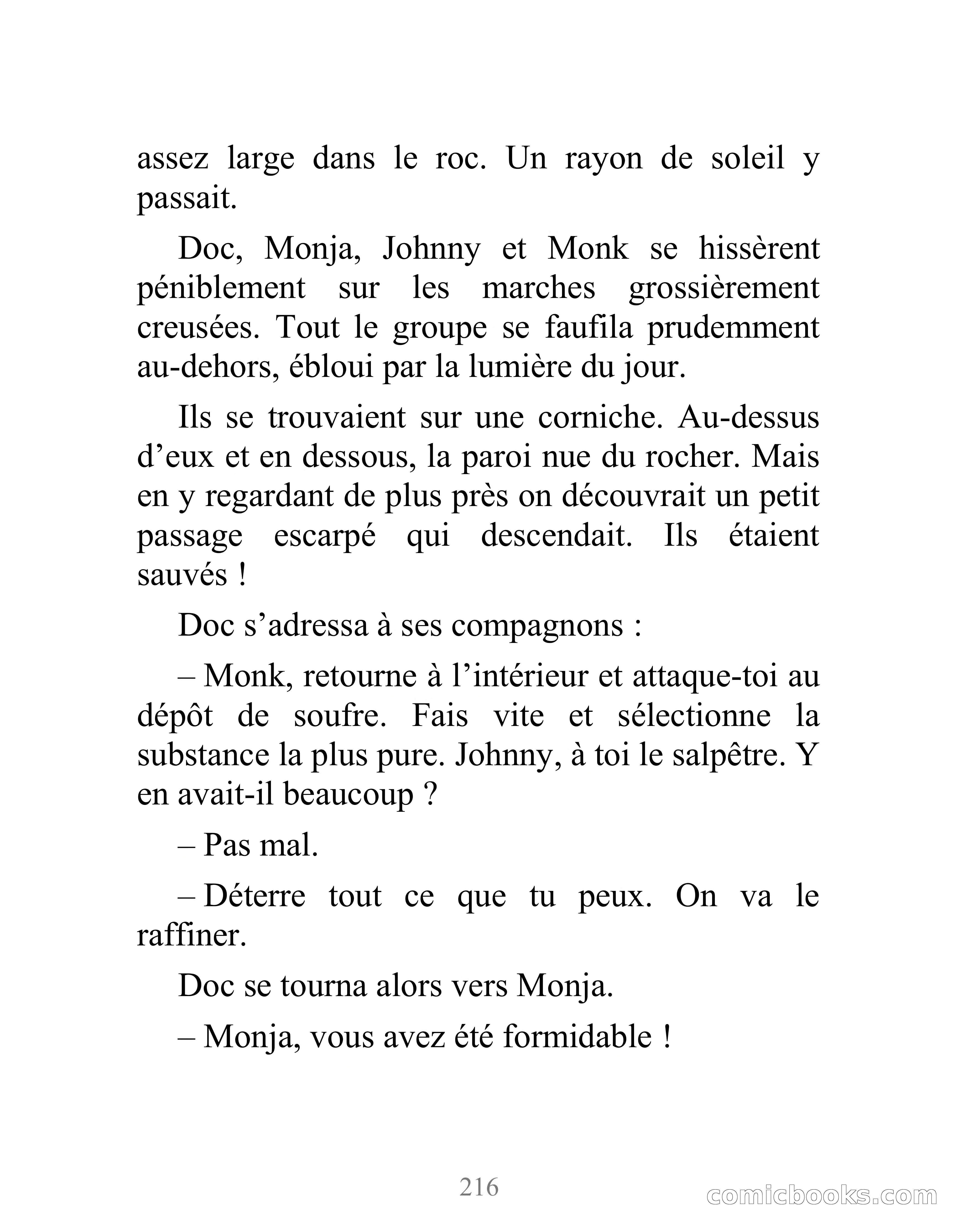 Doc Savage: L'Homme de Bronze — page 221 of 237