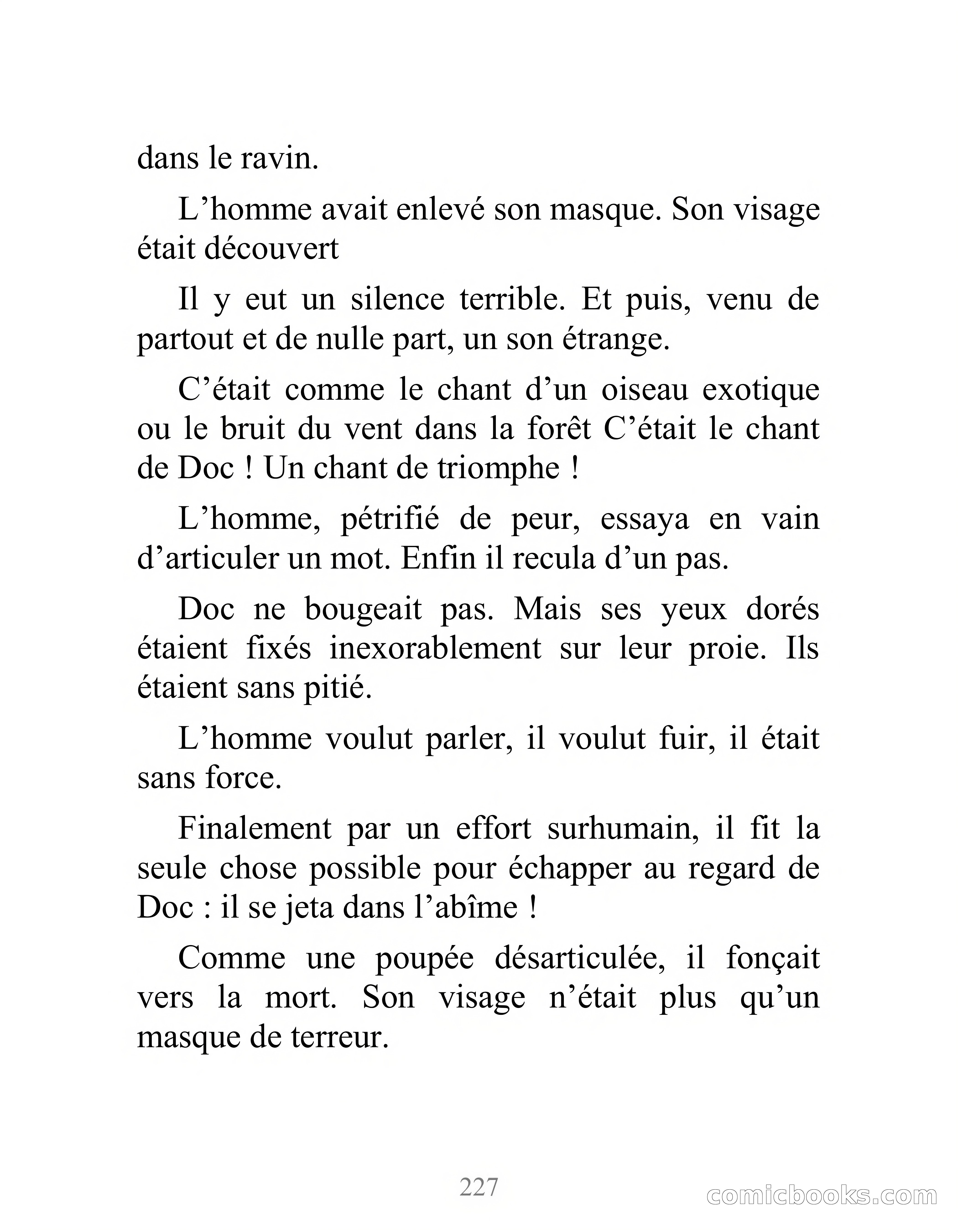 Doc Savage: L'Homme de Bronze — page 232 of 237