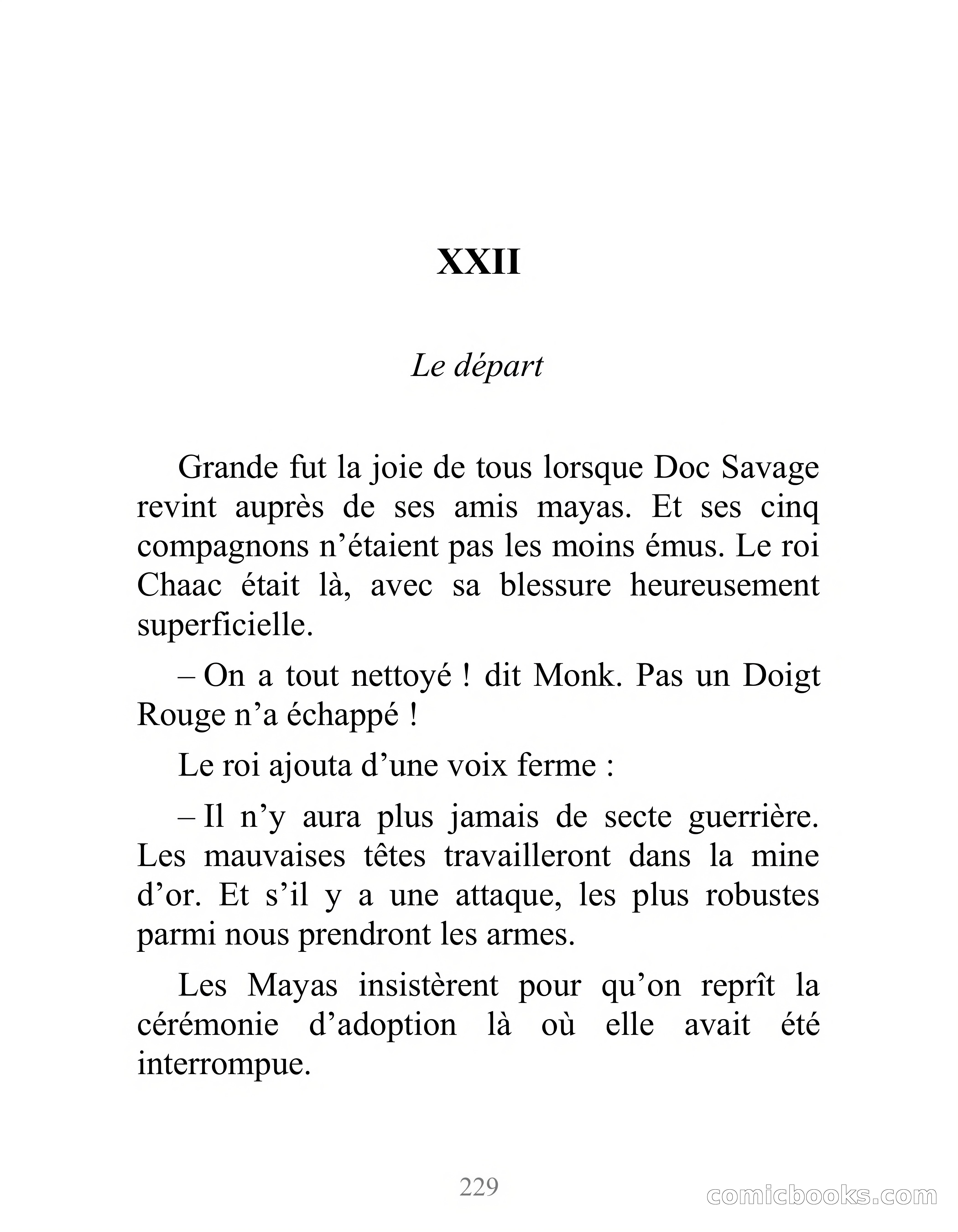 Doc Savage: L'Homme de Bronze — page 234 of 237