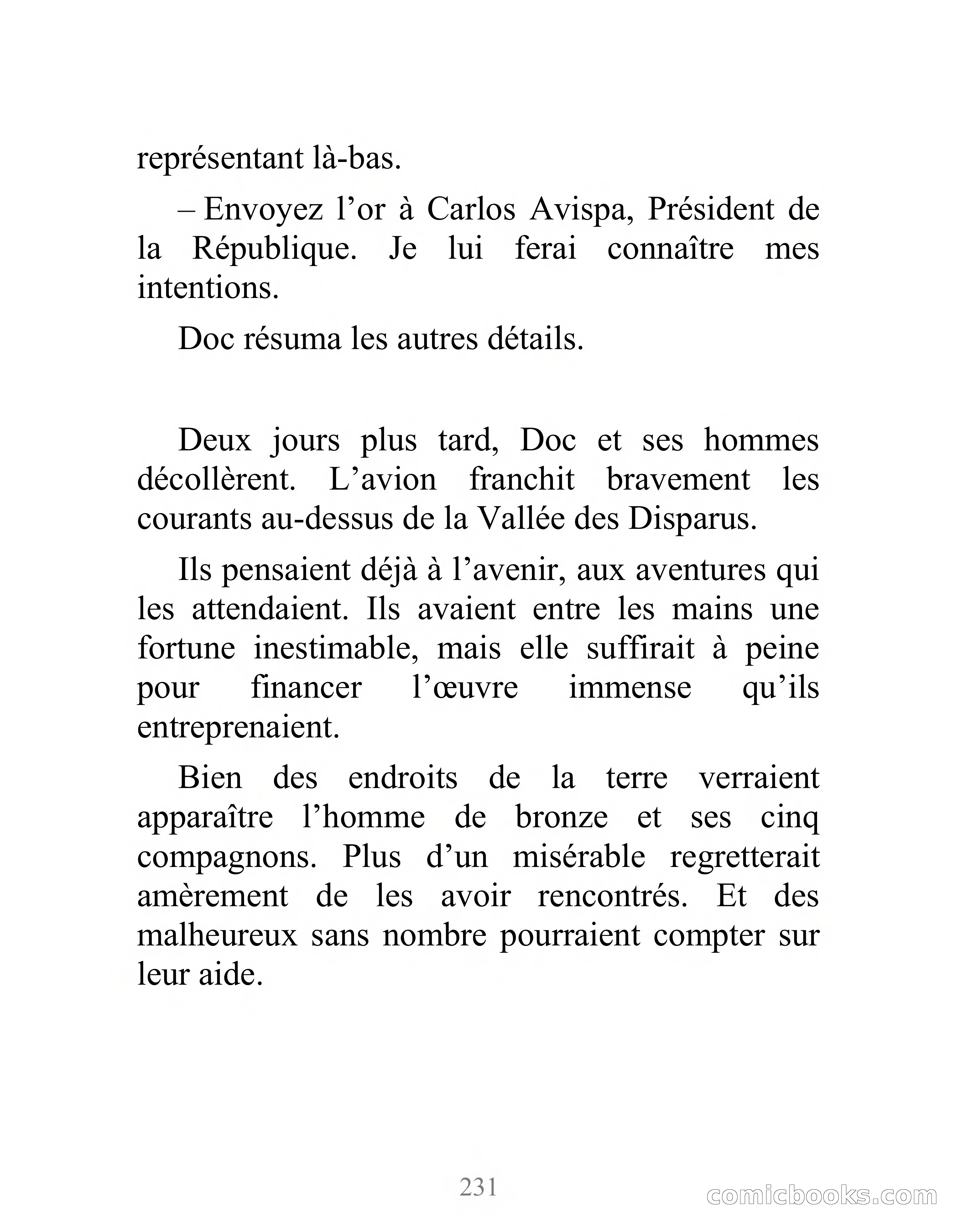 Doc Savage: L'Homme de Bronze — page 236 of 237
