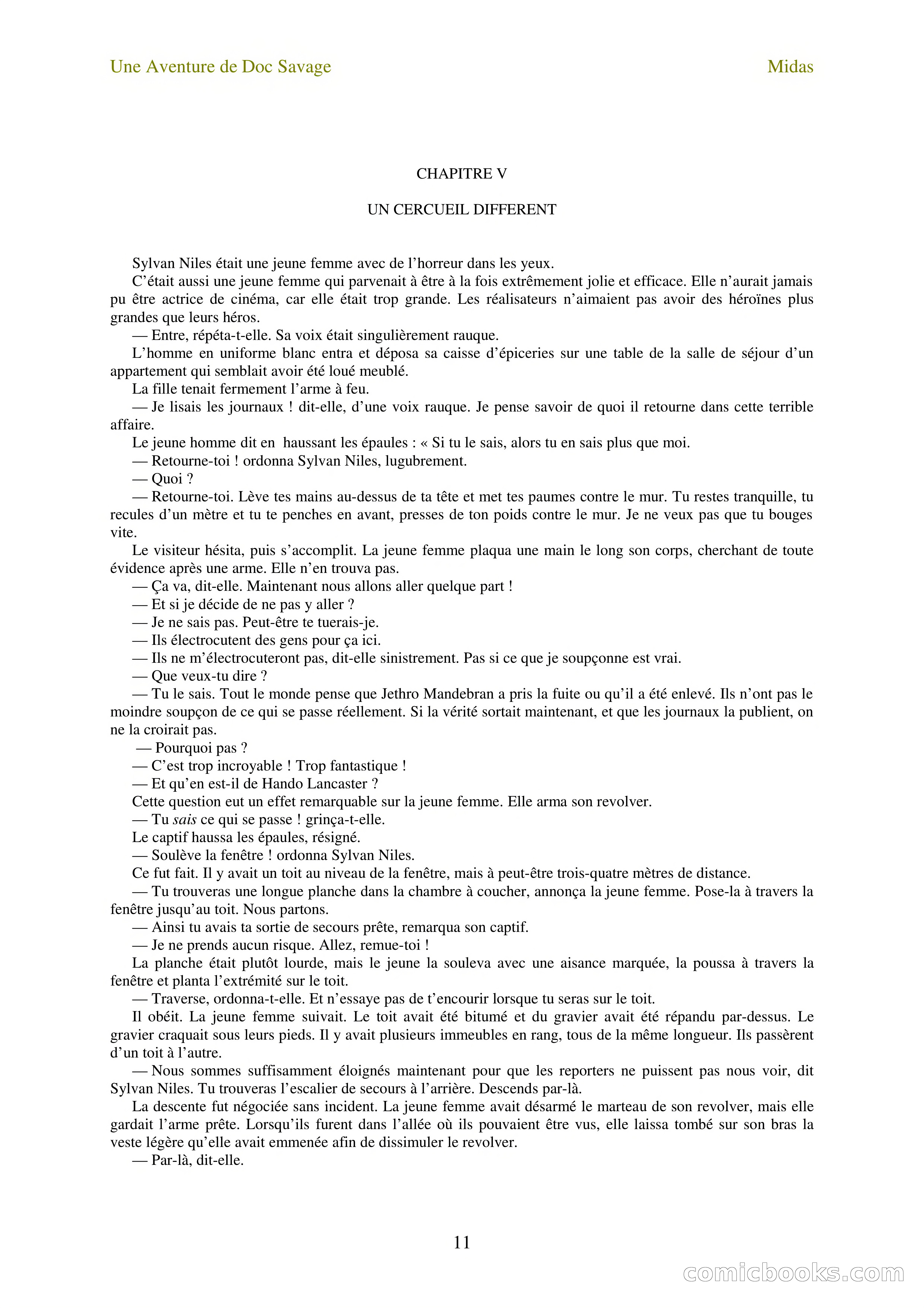 Doc Savage en français: L'homme Midas (The Midas Man) — page 13 of 68