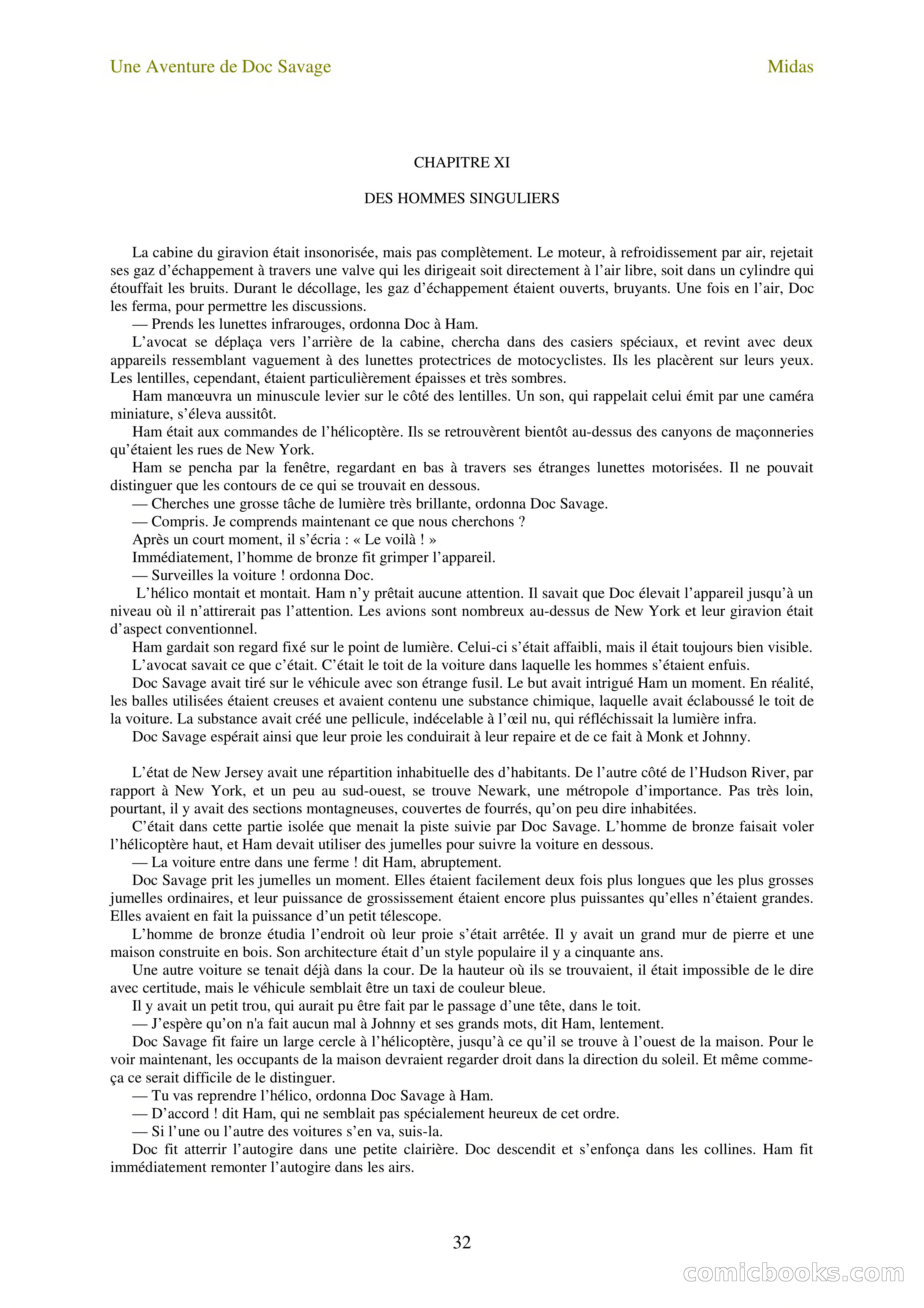 Doc Savage en français: L'homme Midas (The Midas Man) — page 34 of 68