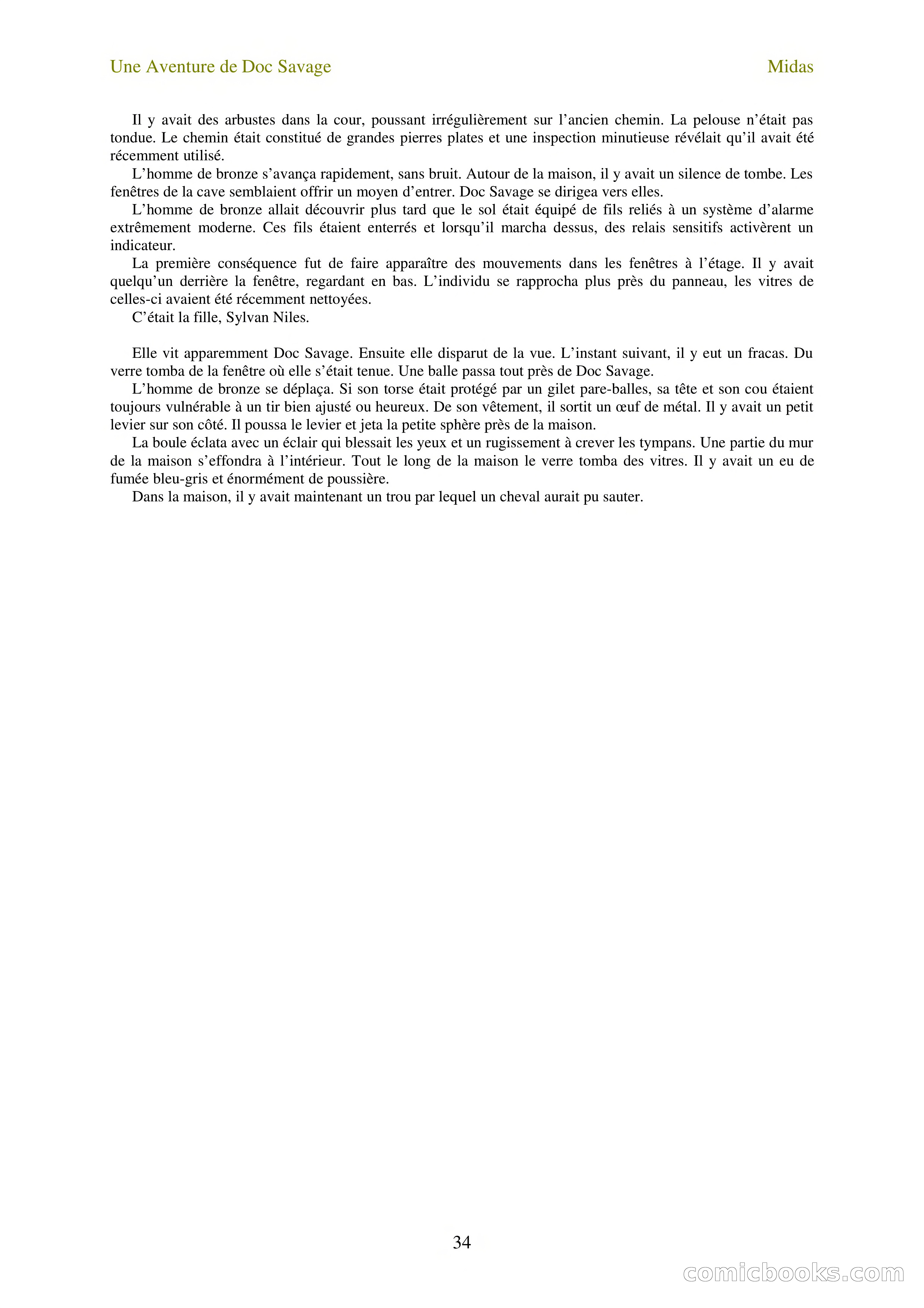 Doc Savage en français: L'homme Midas (The Midas Man) — page 36 of 68