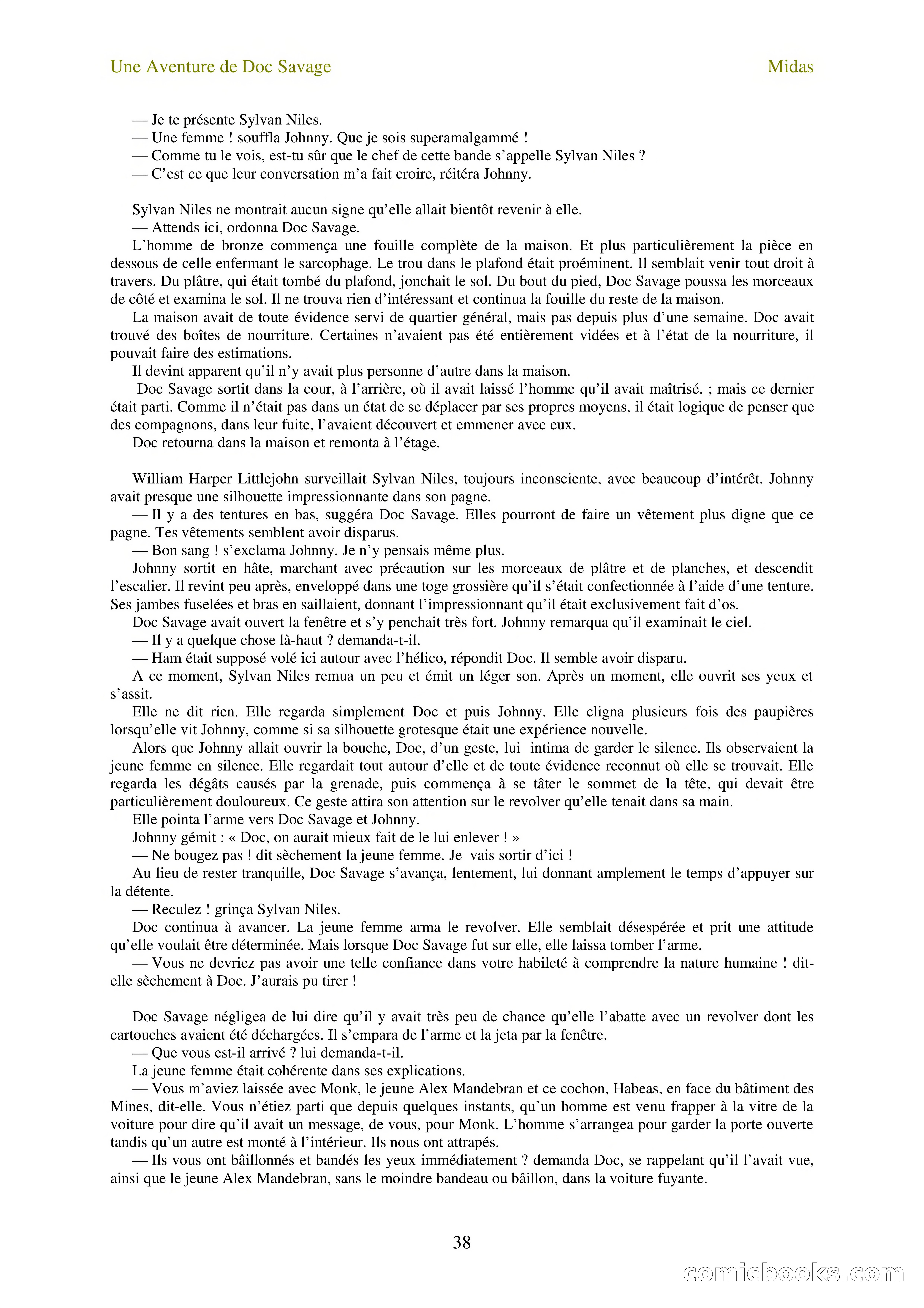 Doc Savage en français: L'homme Midas (The Midas Man) — page 40 of 68