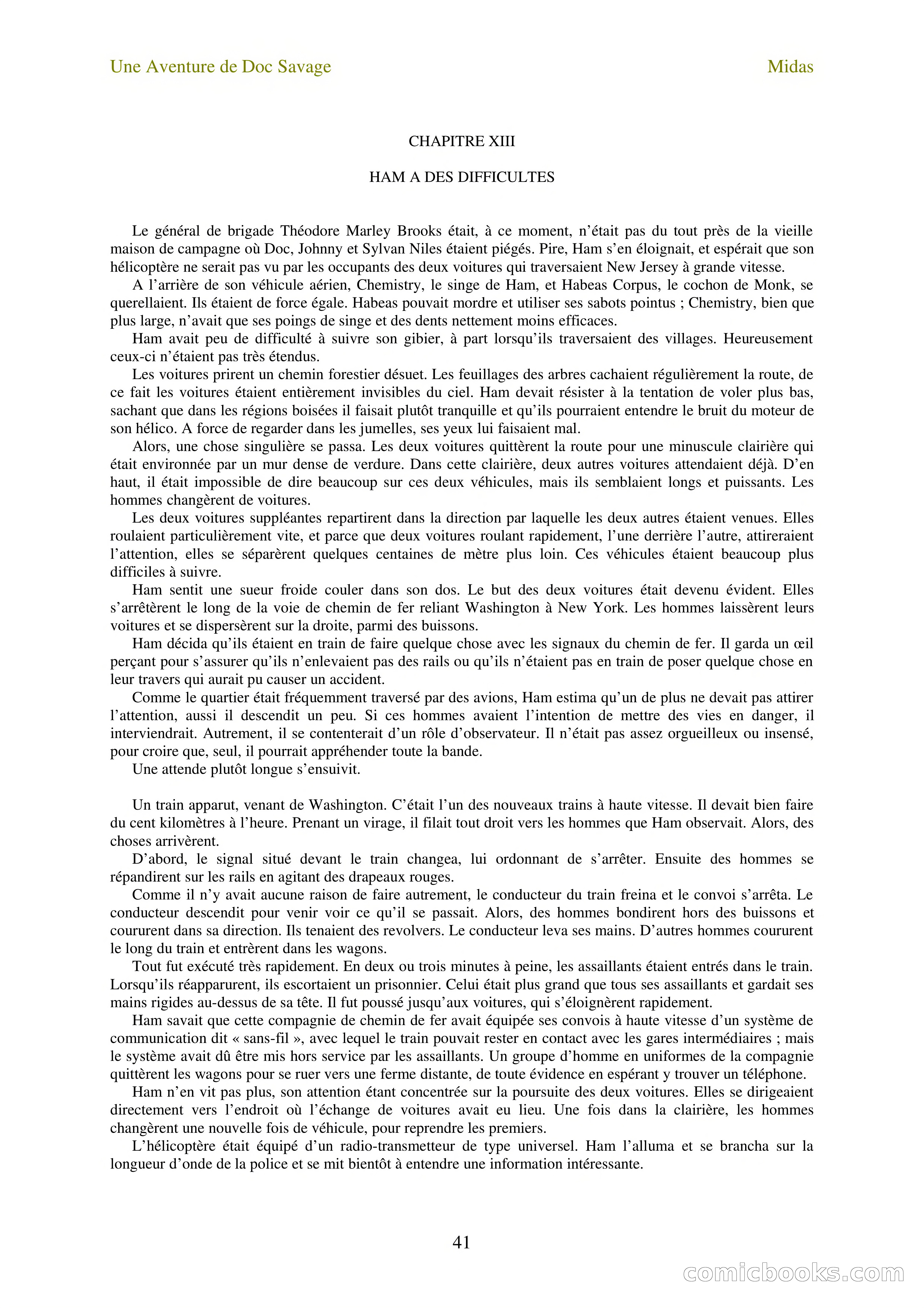 Doc Savage en français: L'homme Midas (The Midas Man) — page 43 of 68
