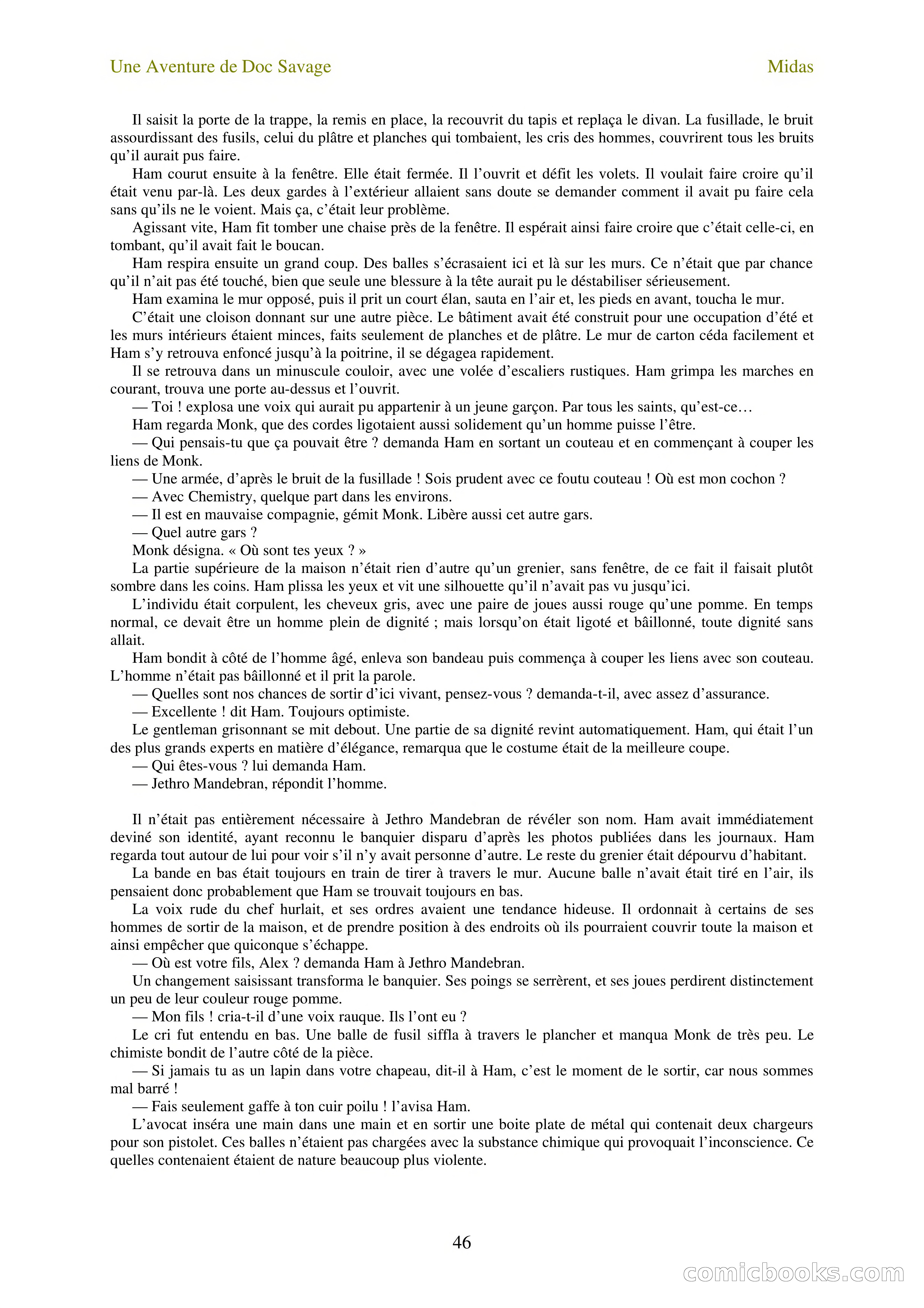 Doc Savage en français: L'homme Midas (The Midas Man) — page 48 of 68