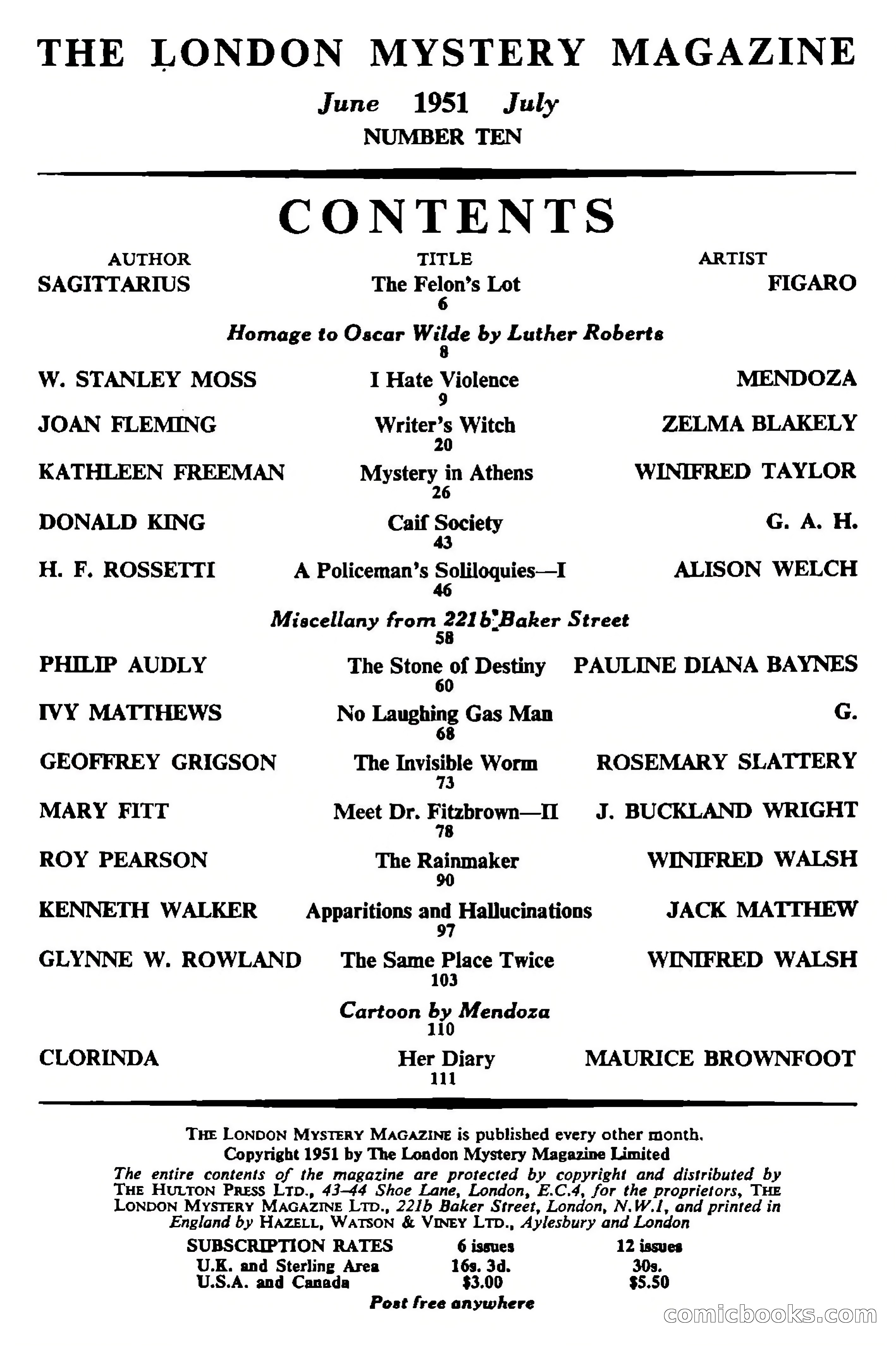 London Mystery Magazine #10 — page 5 of 132