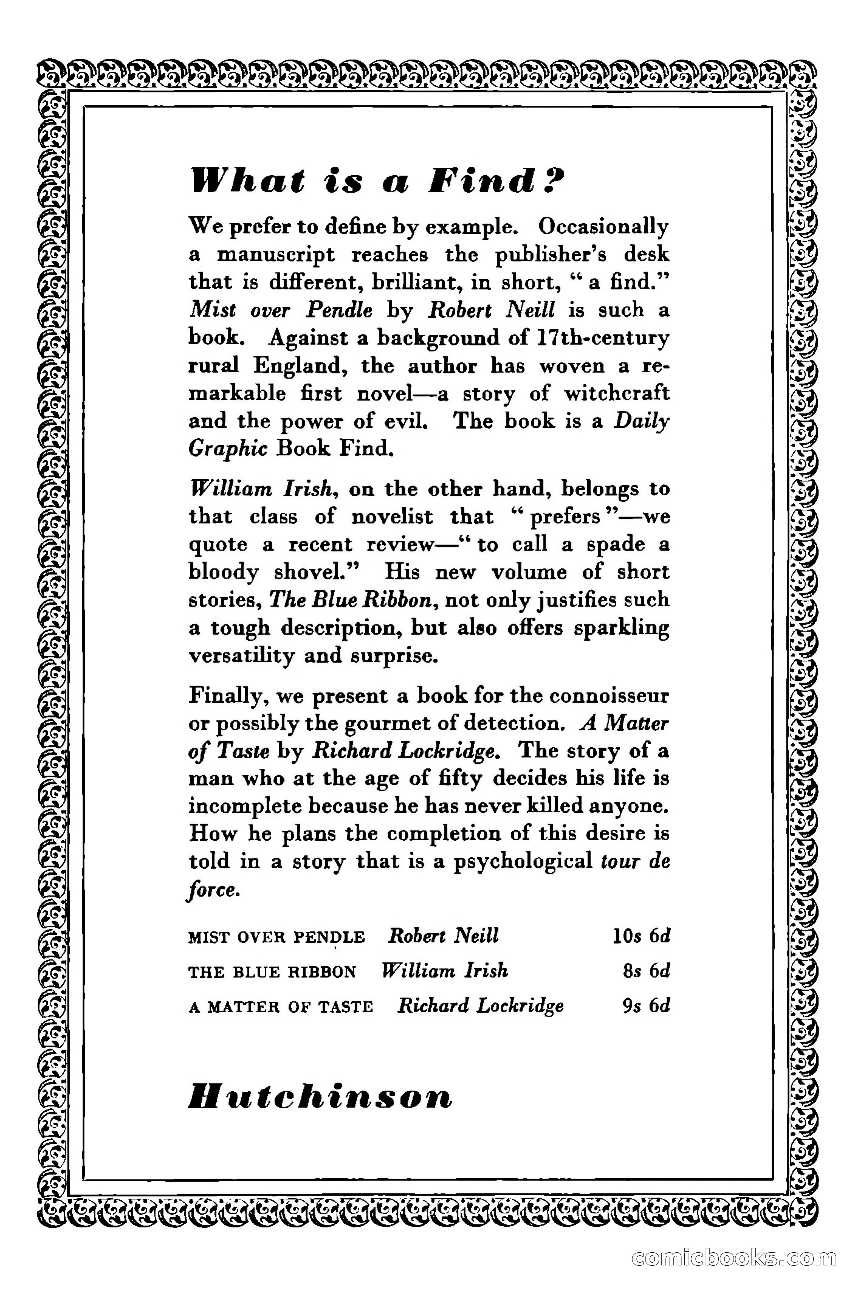 London Mystery Magazine #10 — page 6 of 132