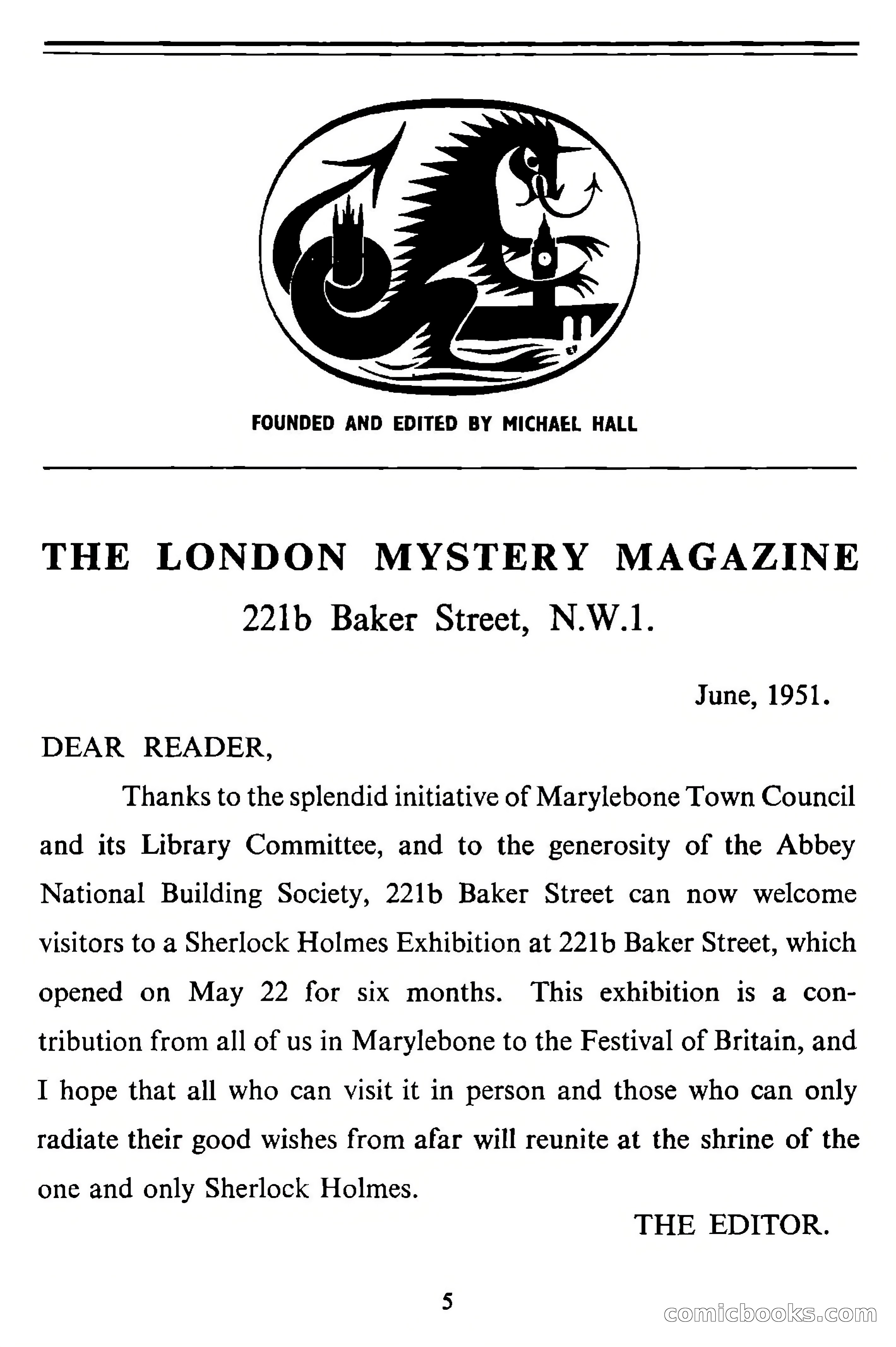London Mystery Magazine #10 — page 7 of 132