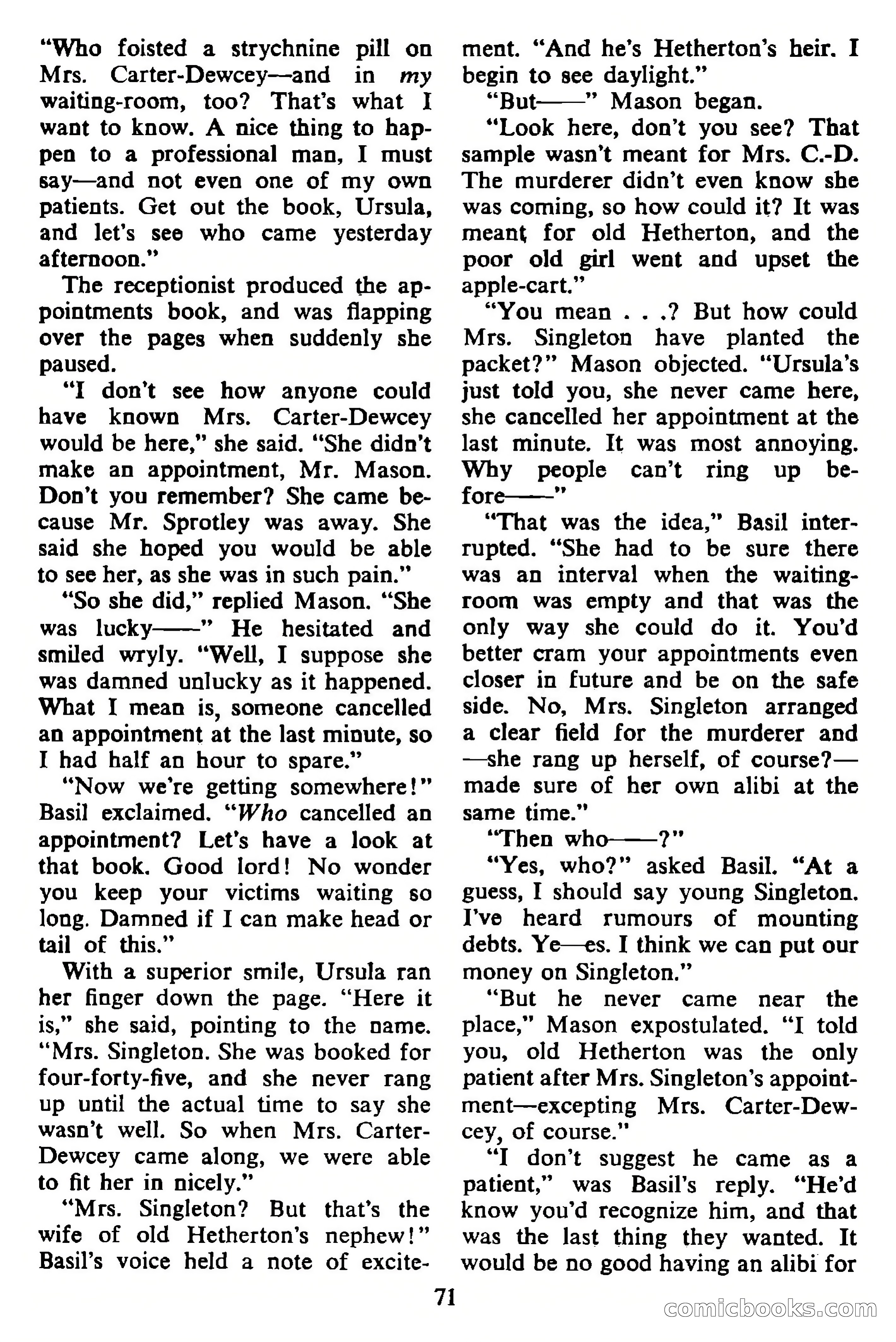 London Mystery Magazine #10 — page 73 of 132