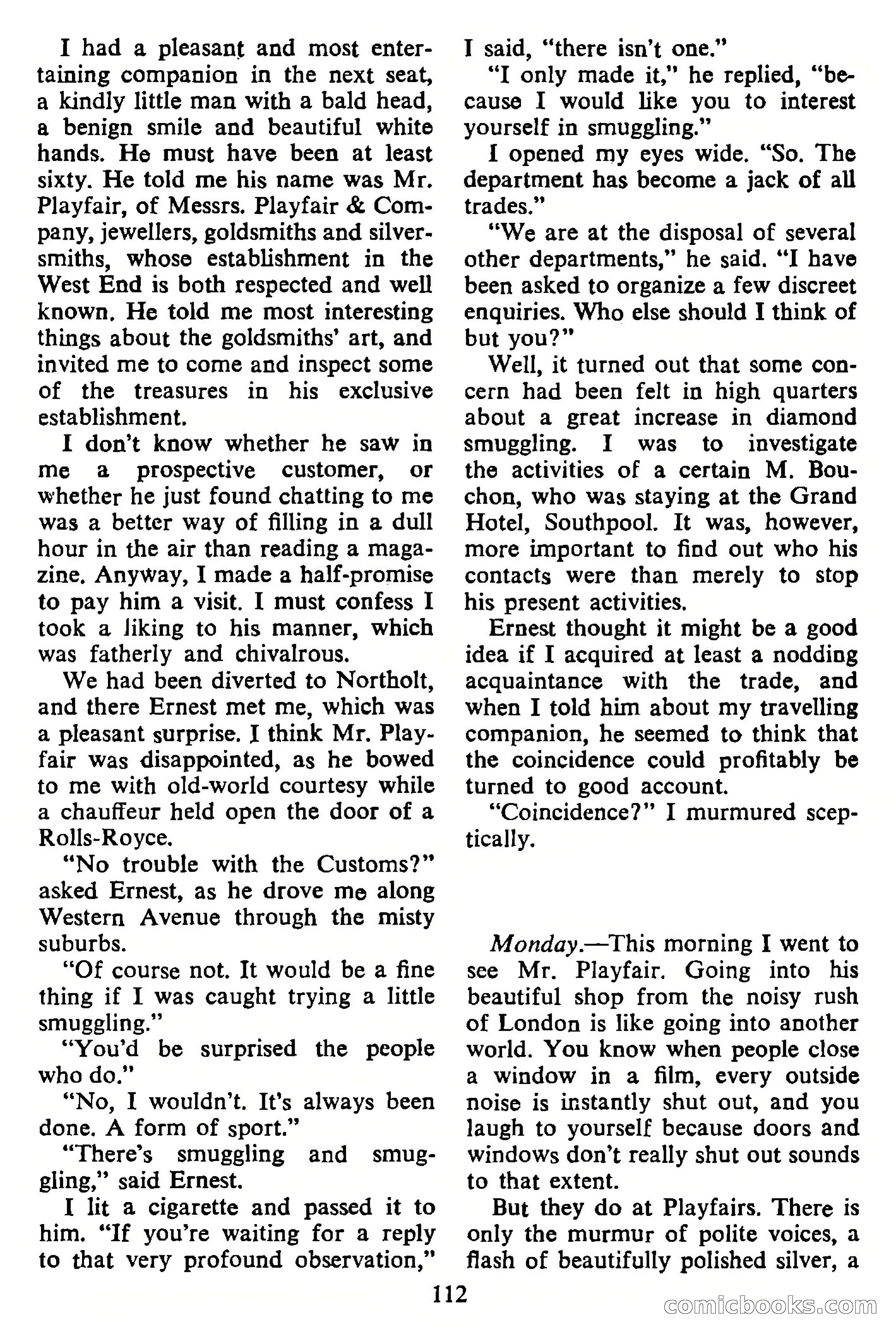 London Mystery Magazine #10 — page 114 of 132