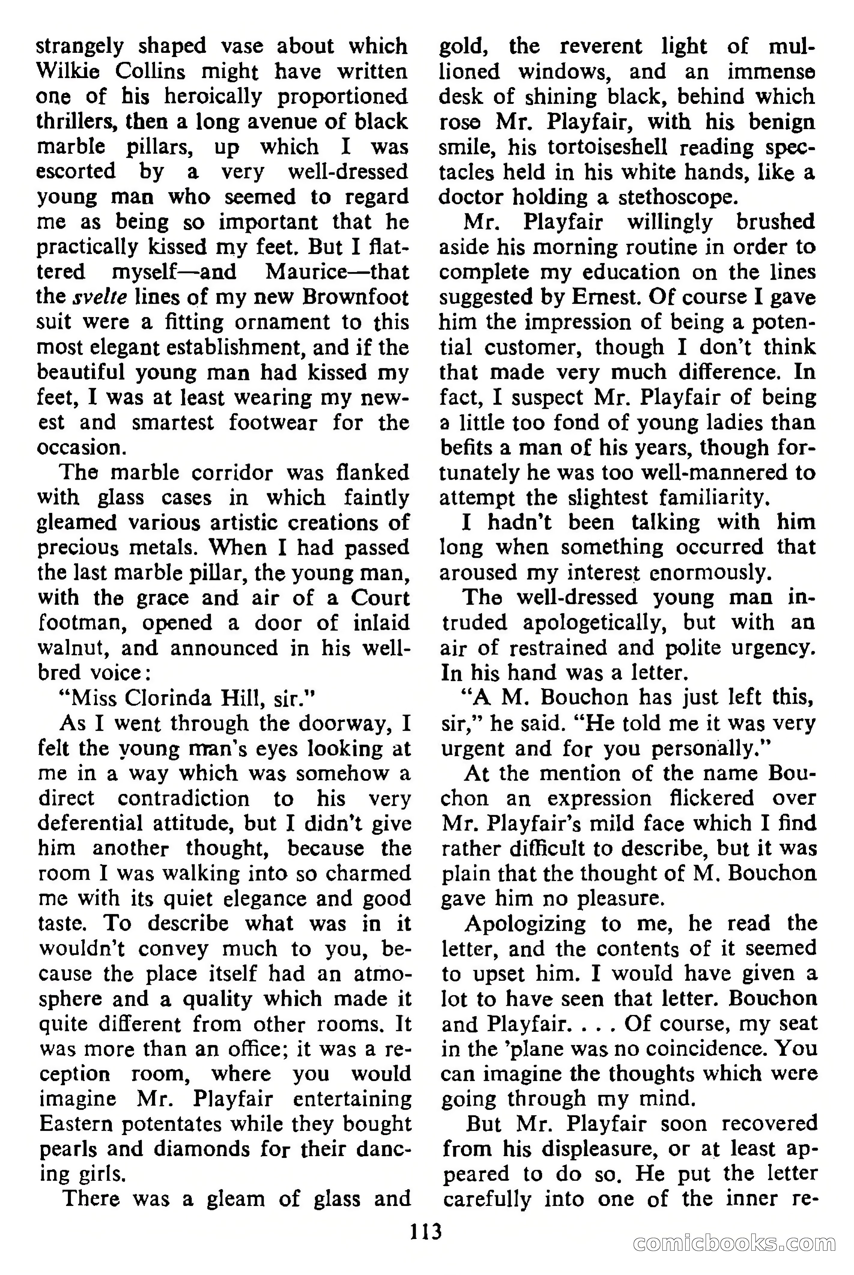 London Mystery Magazine #10 — page 115 of 132
