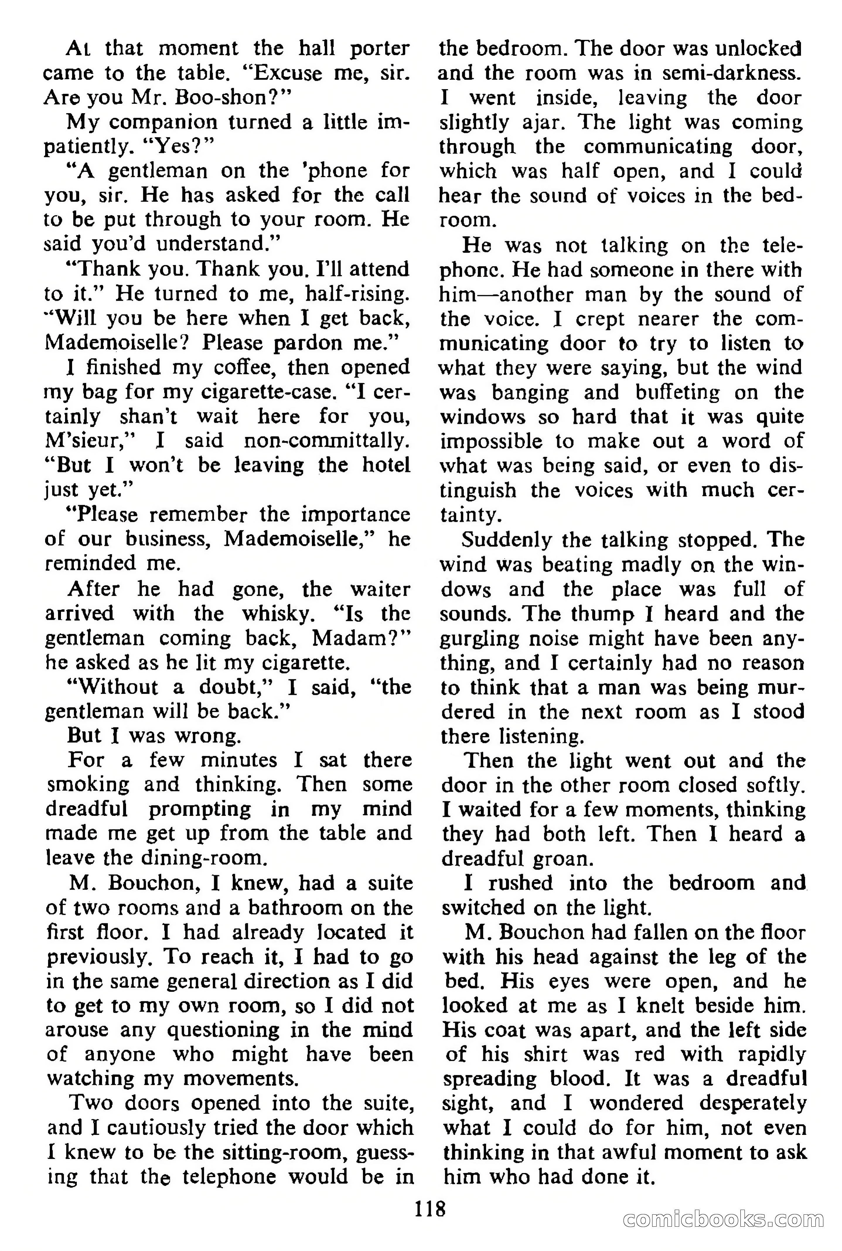 London Mystery Magazine #10 — page 120 of 132