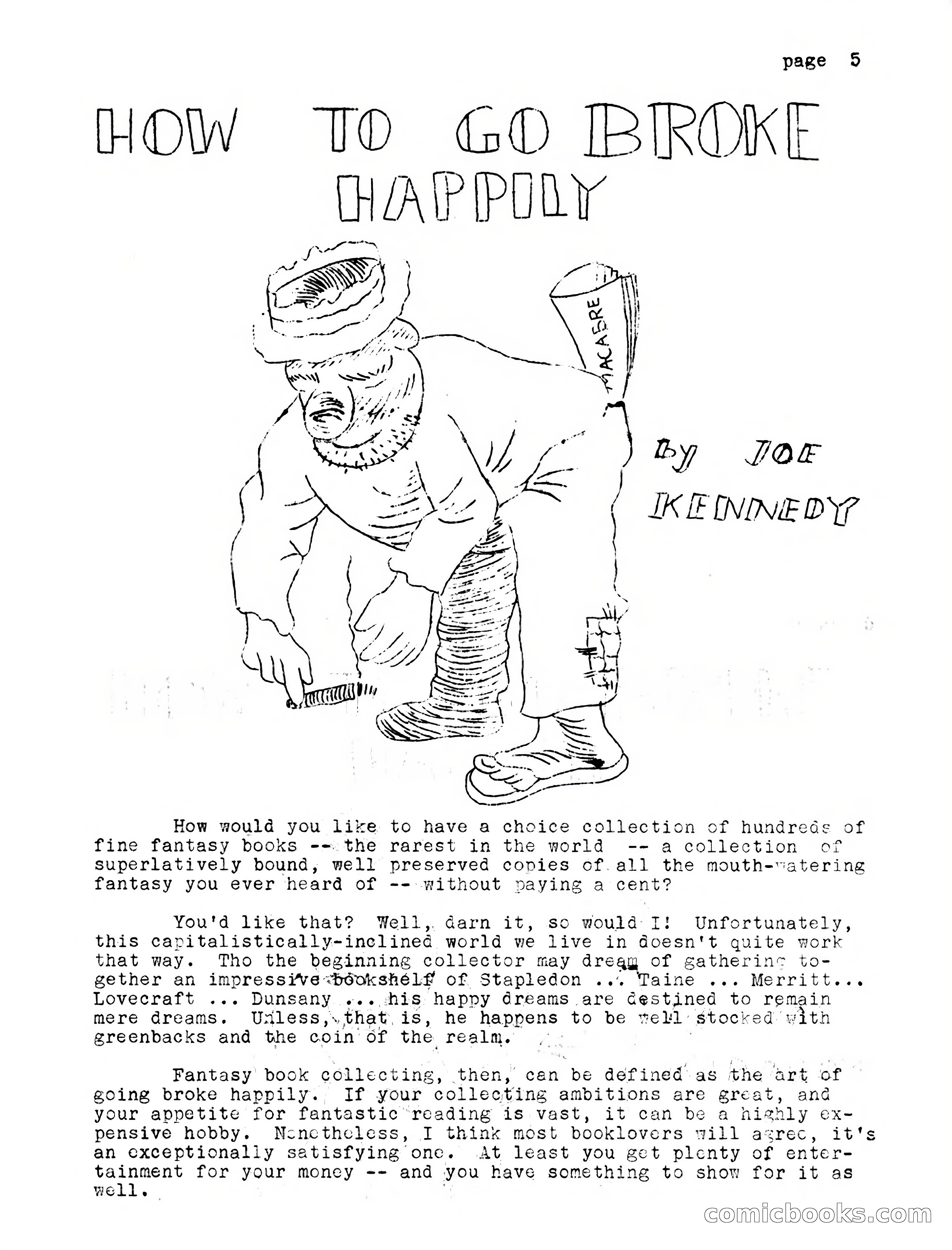 Macabre, Vol. 1, No. 1 — page 5 of 24