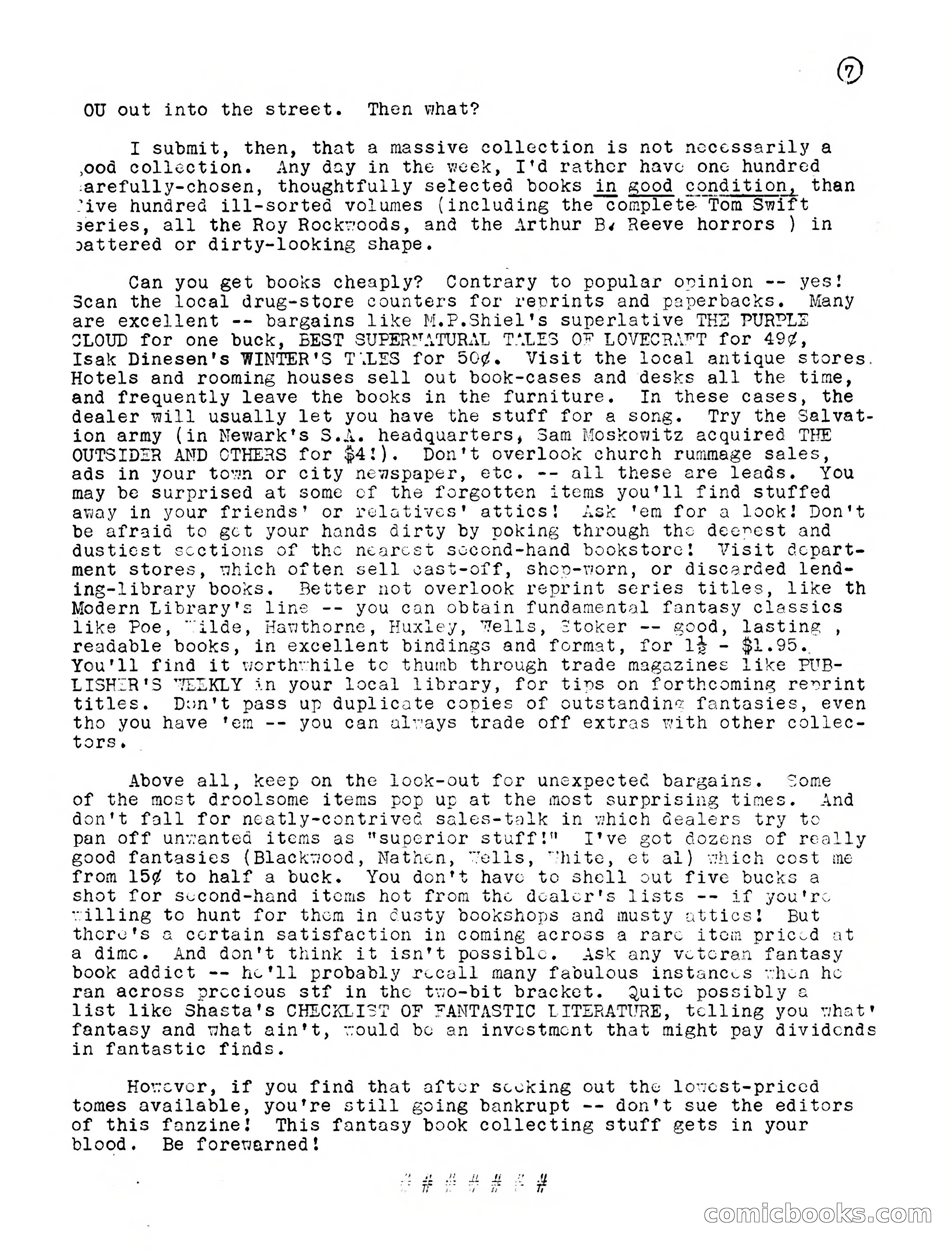 Macabre, Vol. 1, No. 1 — page 7 of 24