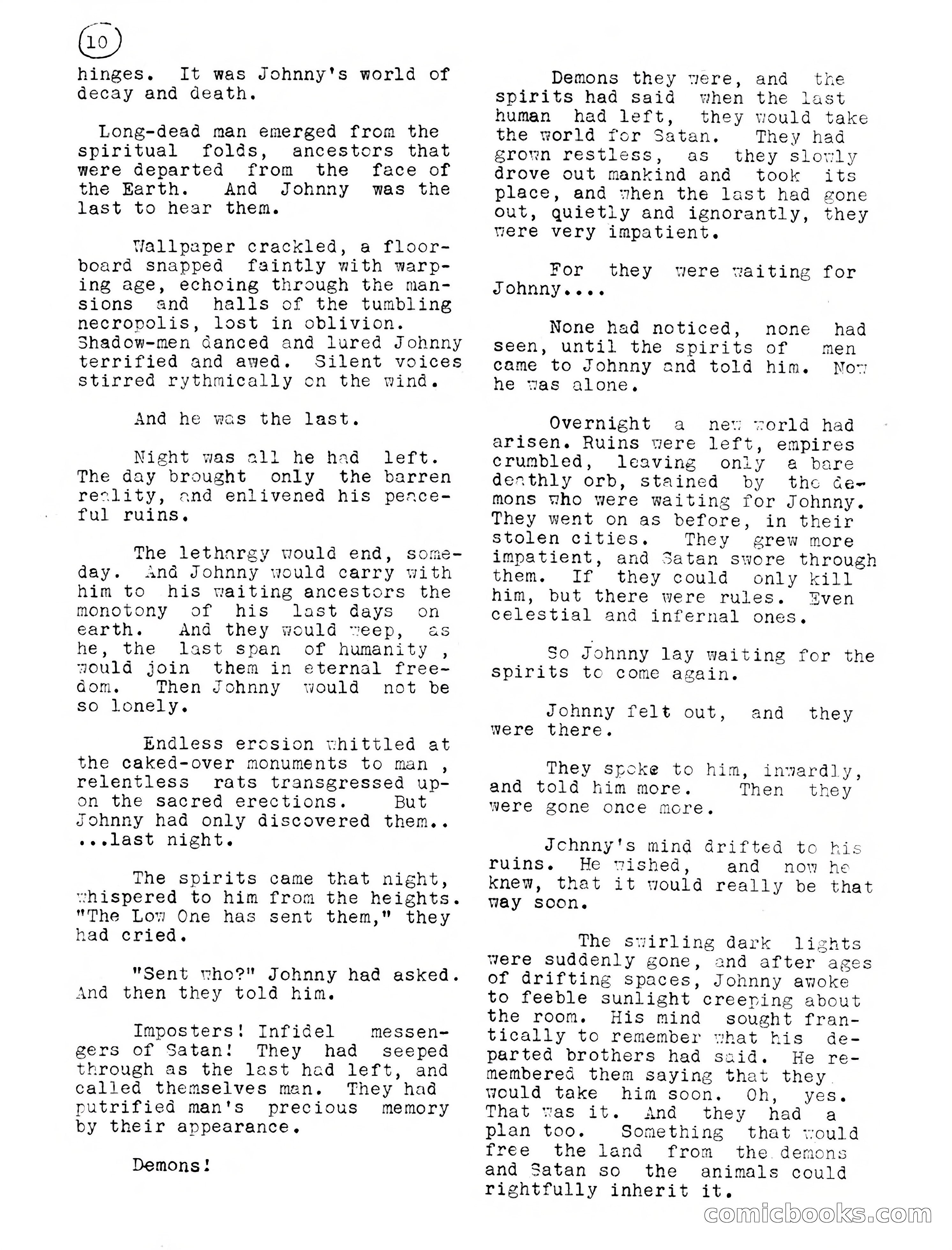 Macabre, Vol. 1, No. 1 — page 10 of 24