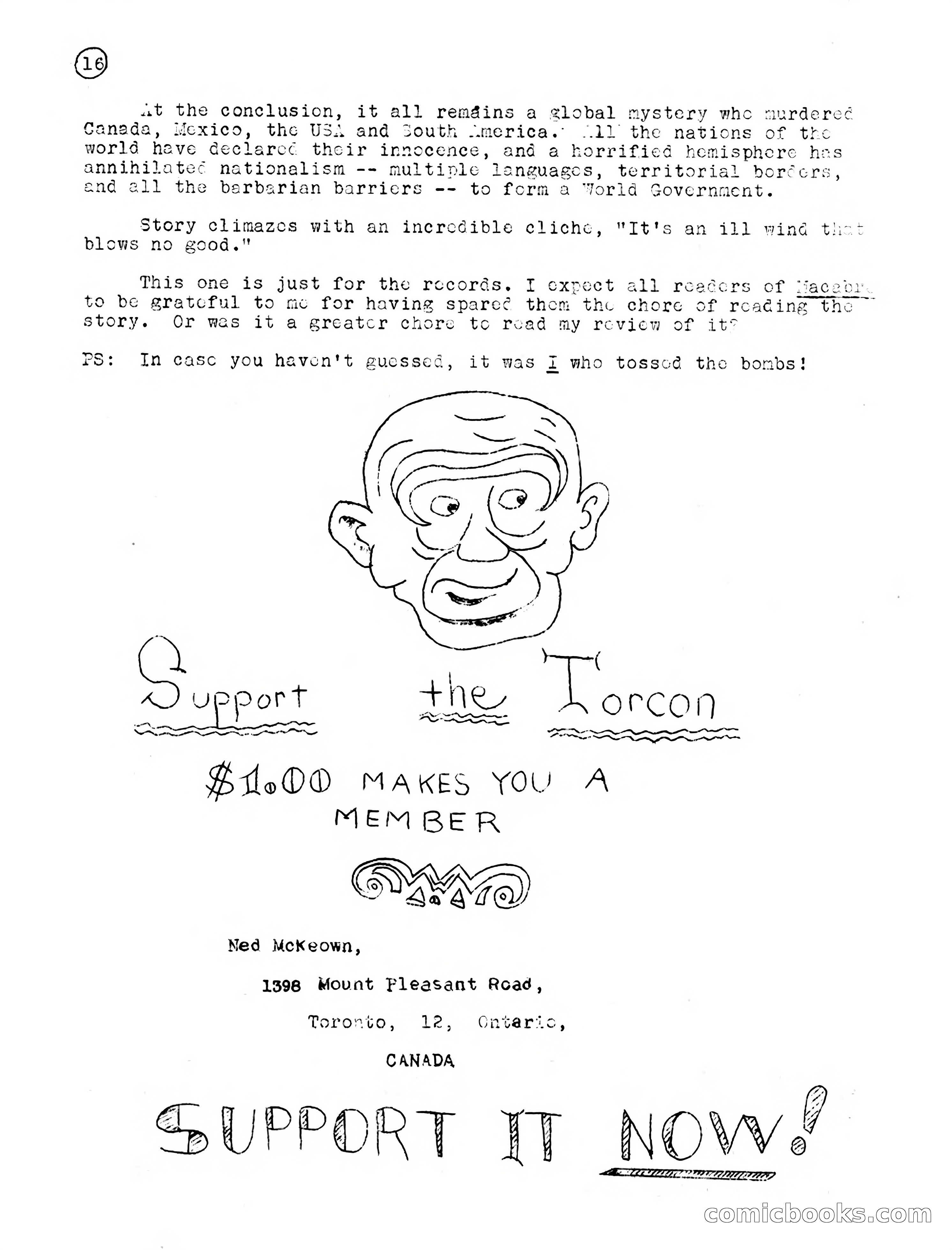 Macabre, Vol. 1, No. 1 — page 16 of 24
