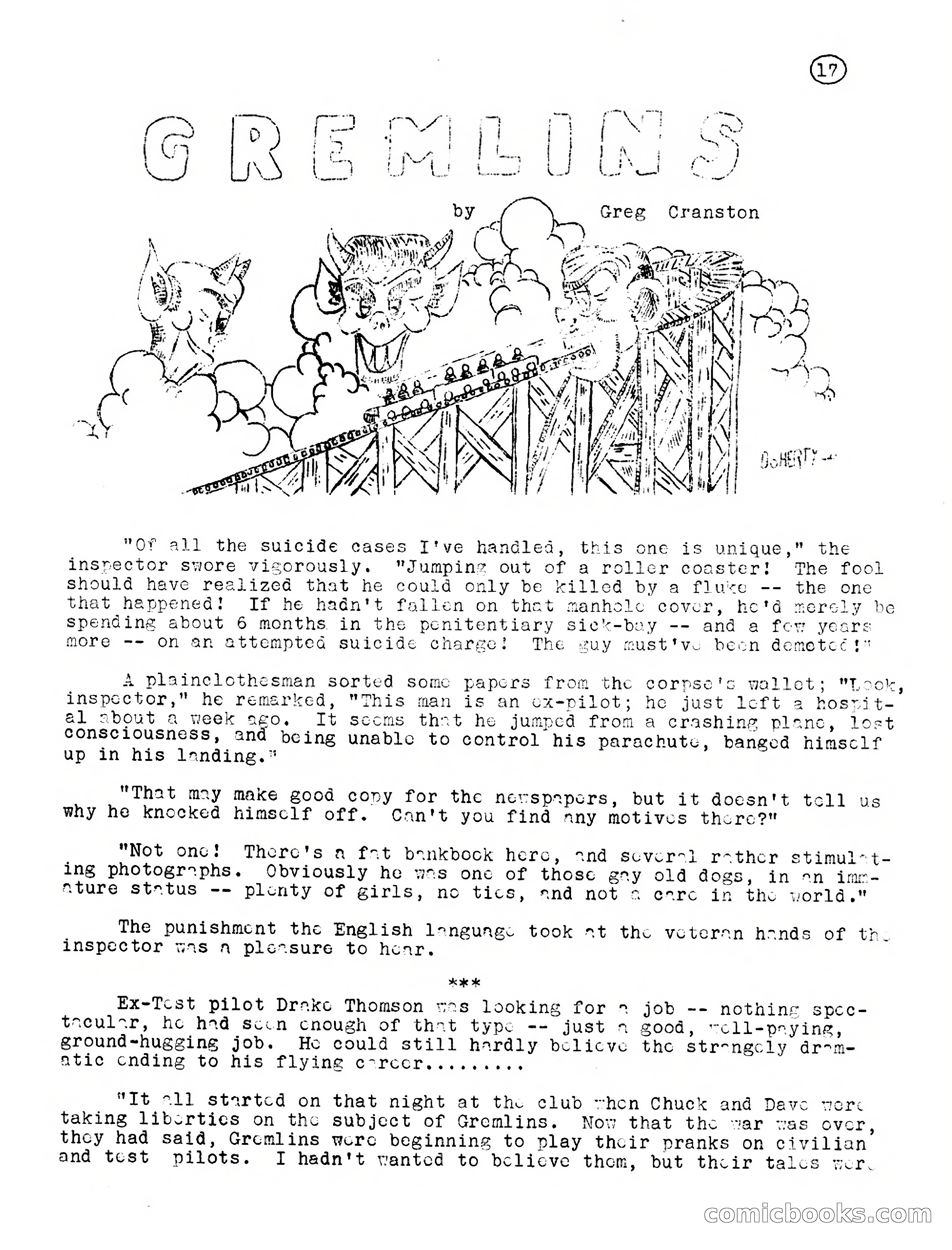 Macabre, Vol. 1, No. 1 — page 17 of 24