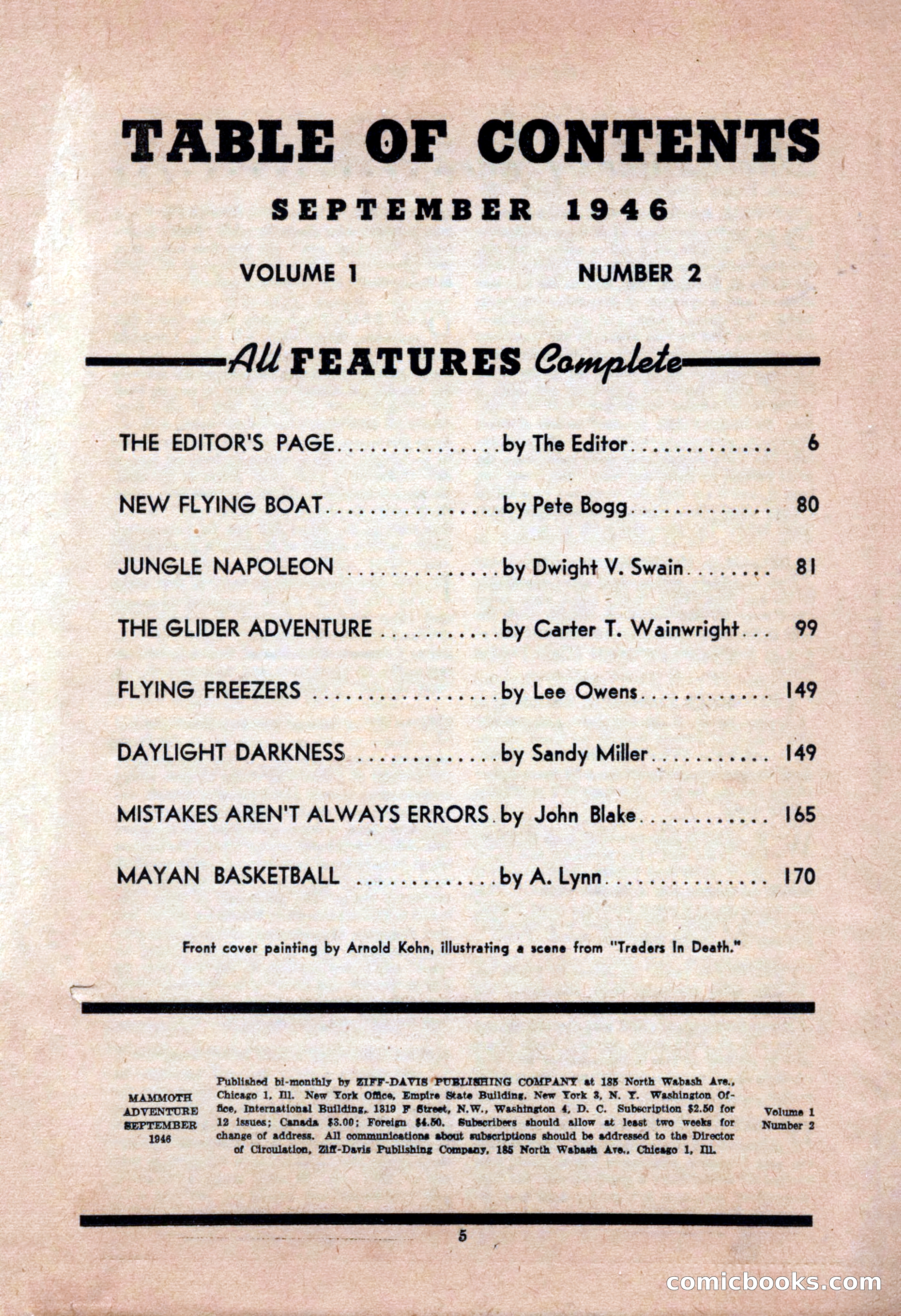 Mammoth Adventure, September 1946 — page 5 of 180