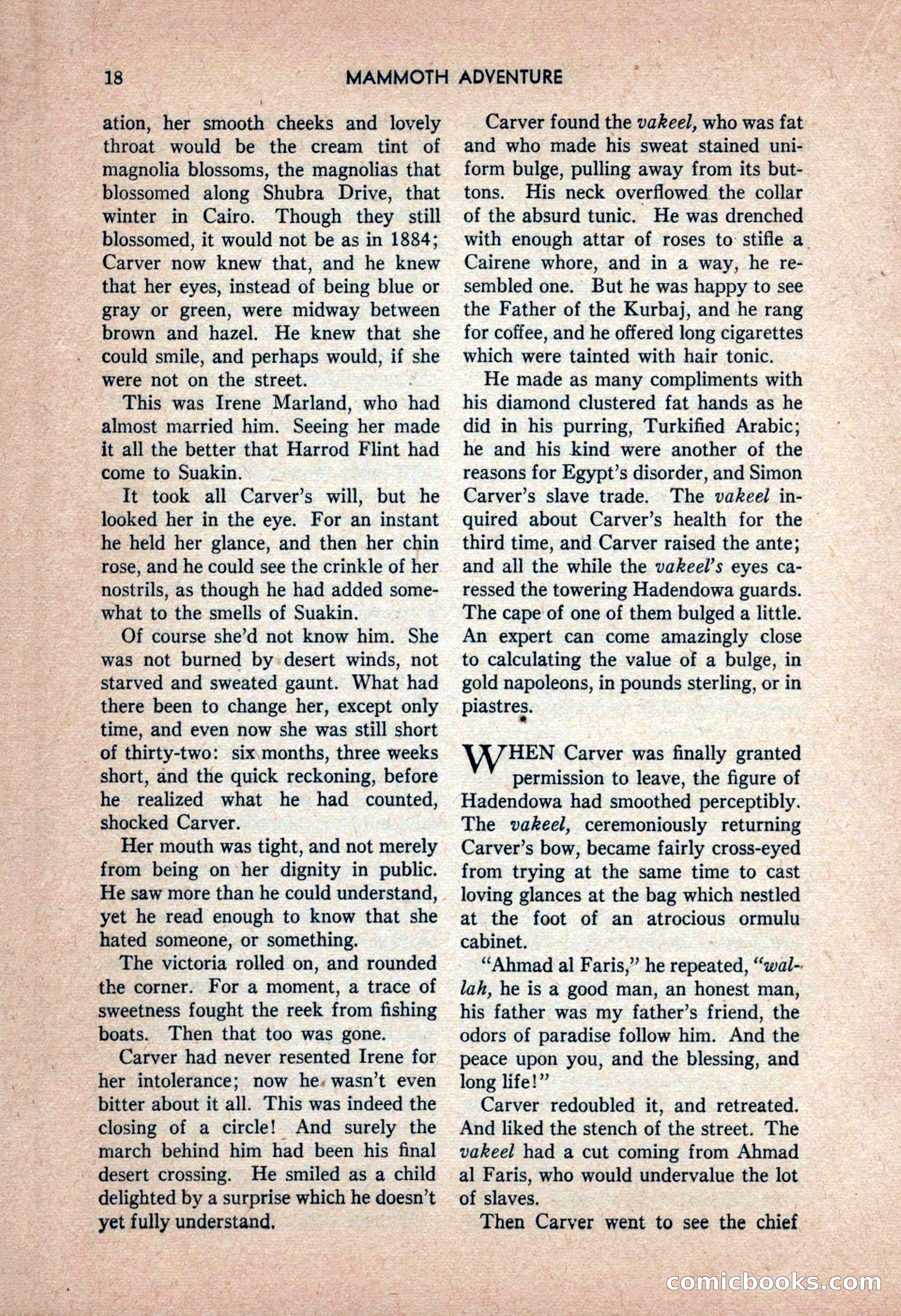 Mammoth Adventure, September 1946 — page 18 of 180