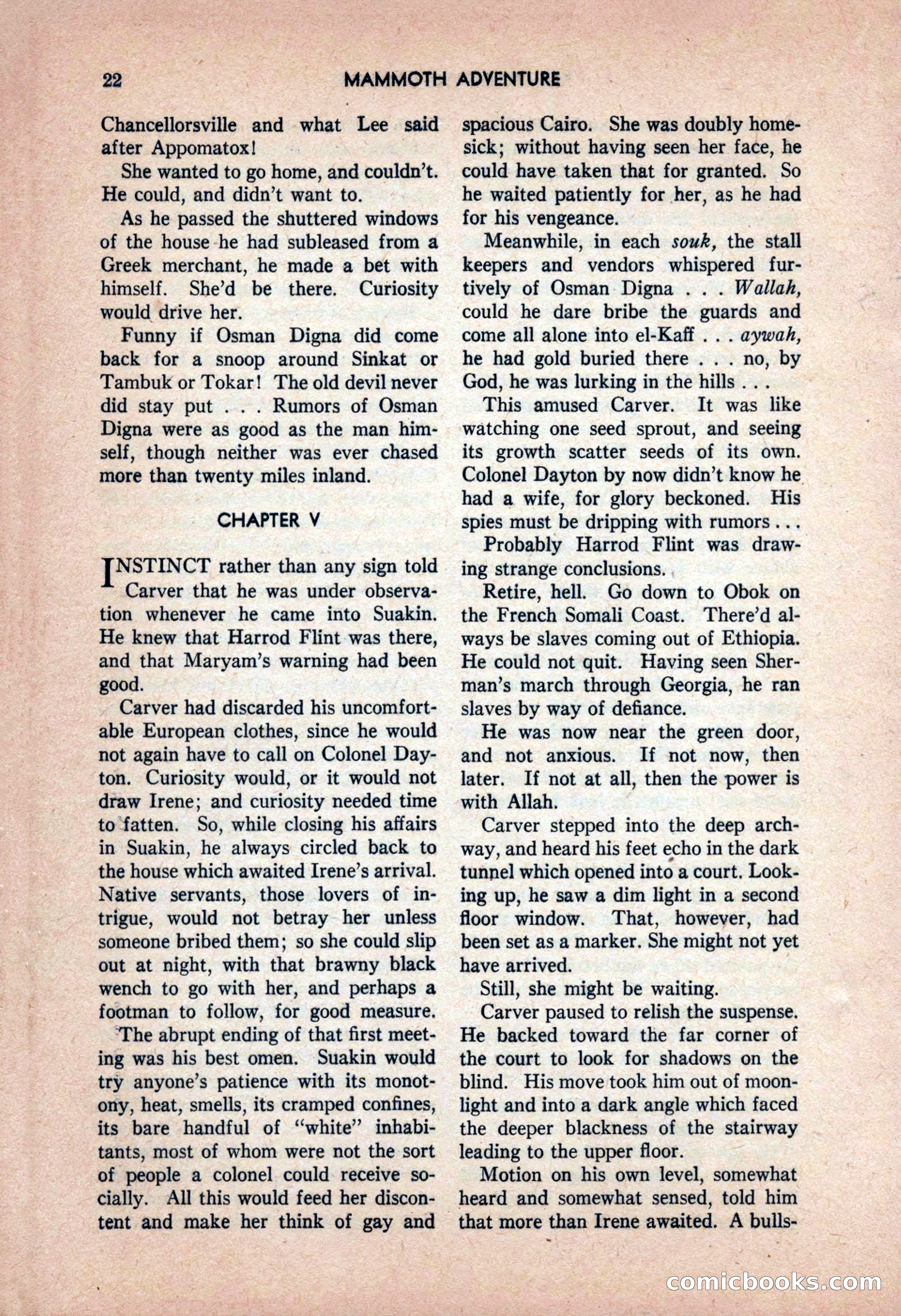 Mammoth Adventure, September 1946 — page 22 of 180