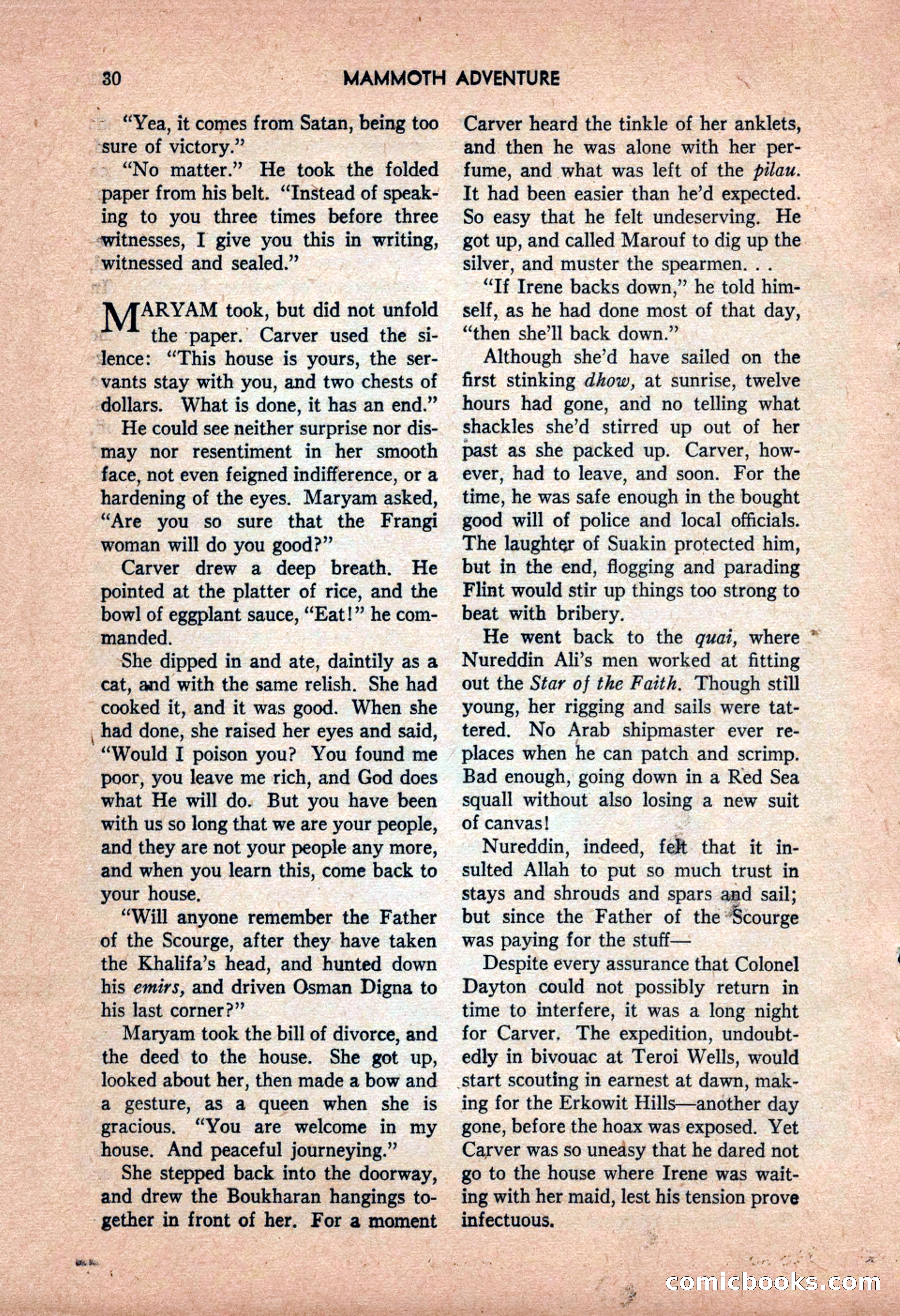 Mammoth Adventure, September 1946 — page 30 of 180