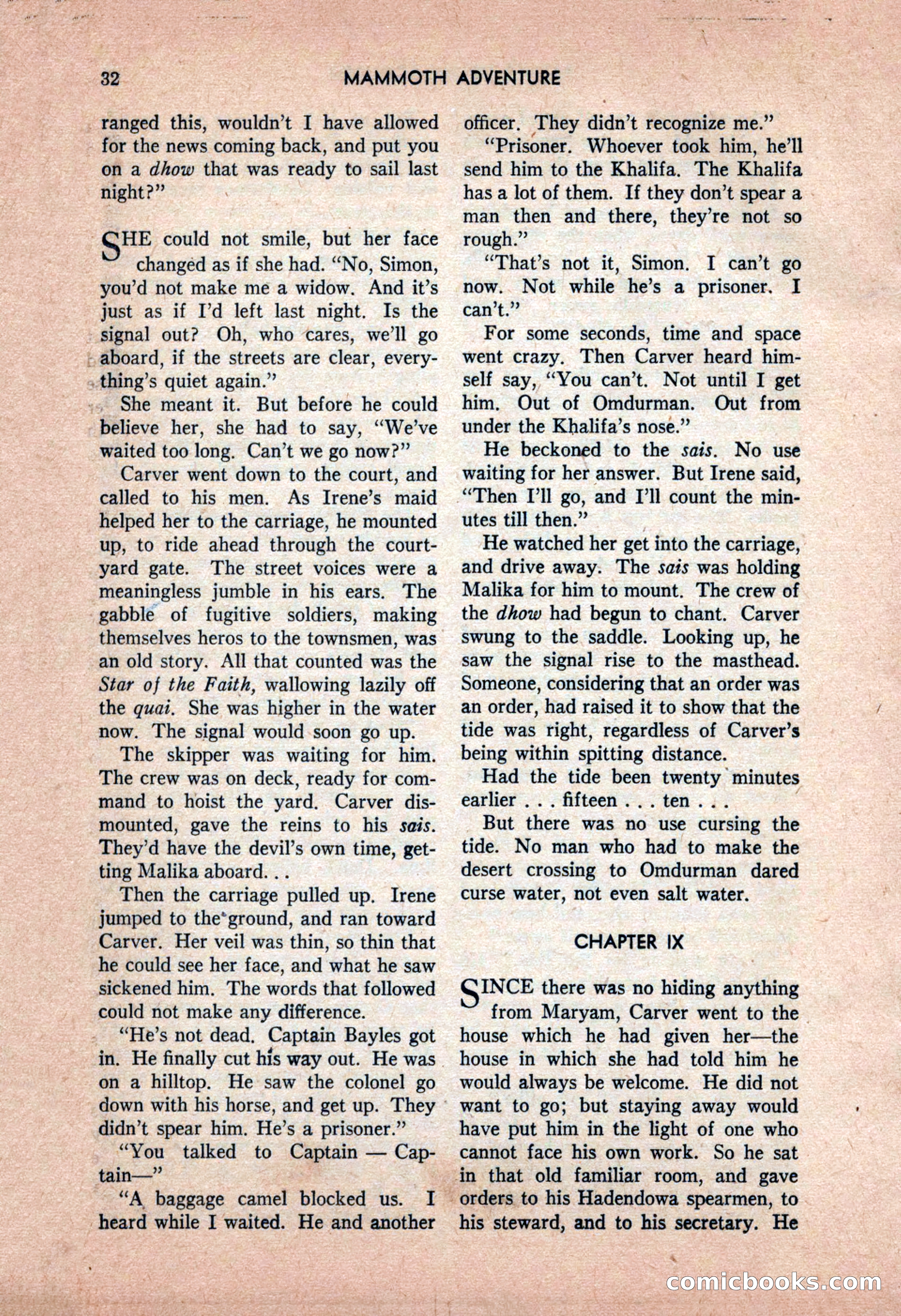 Mammoth Adventure, September 1946 — page 32 of 180
