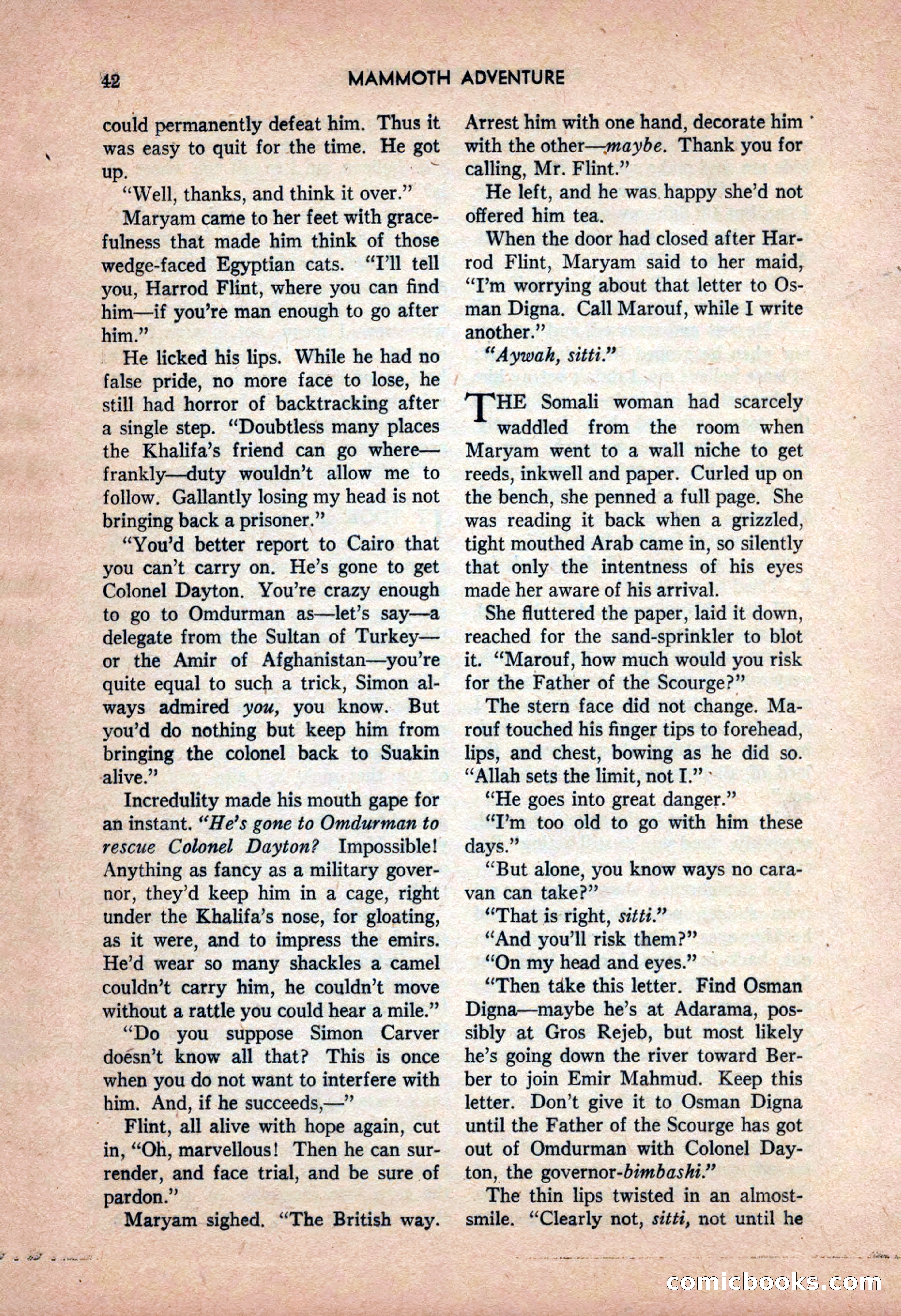 Mammoth Adventure, September 1946 — page 42 of 180