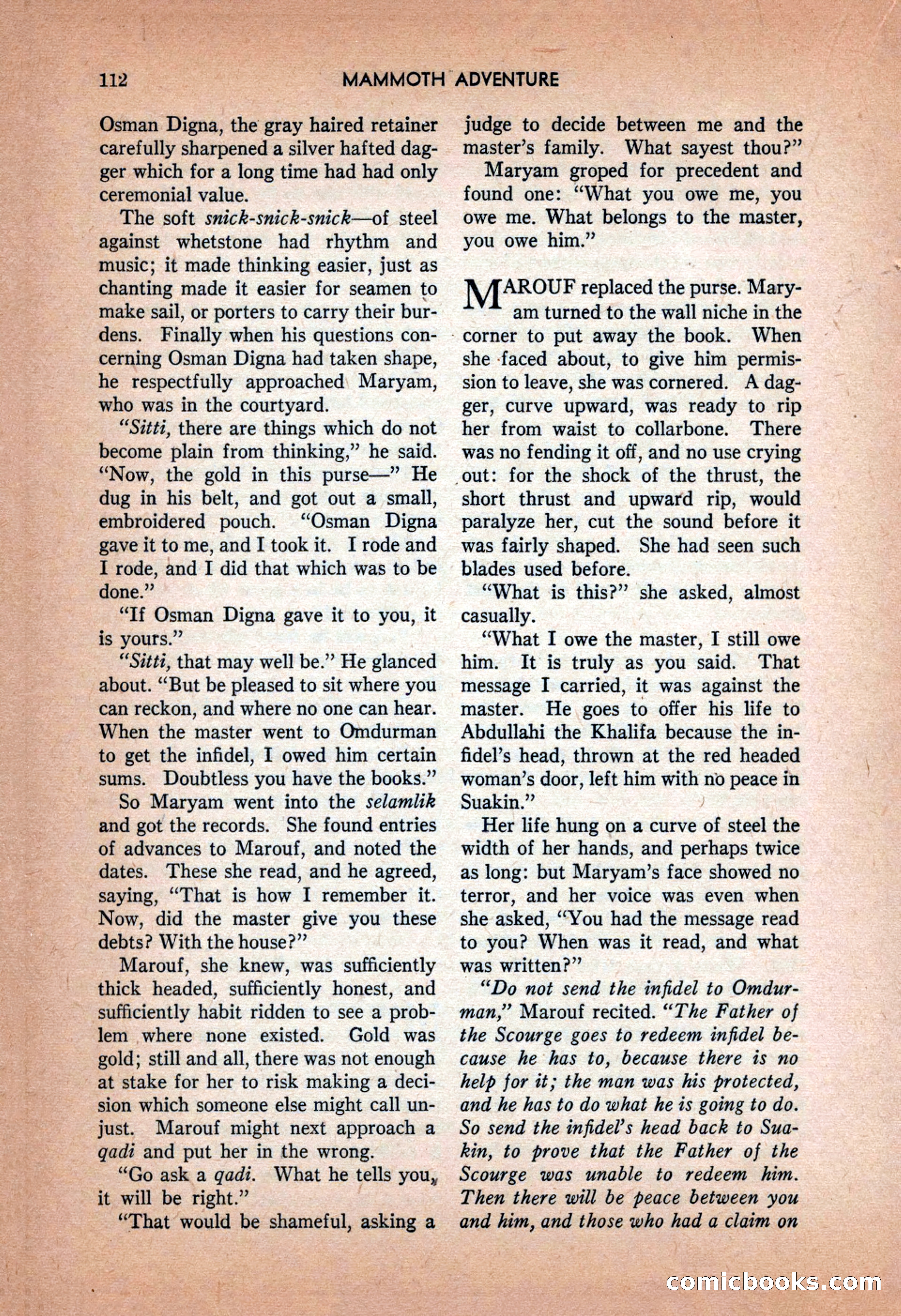 Mammoth Adventure, September 1946 — page 112 of 180