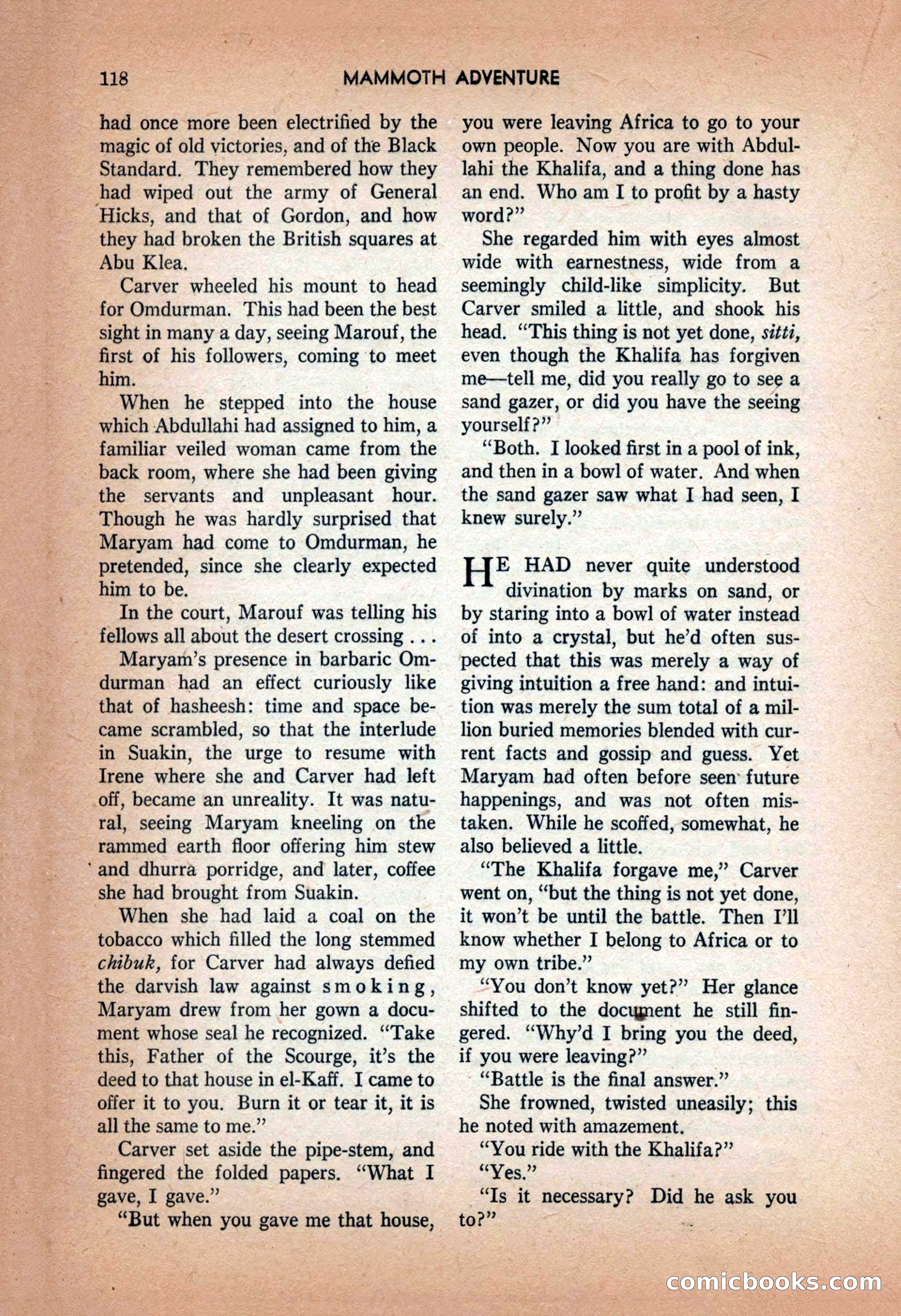 Mammoth Adventure, September 1946 — page 118 of 180