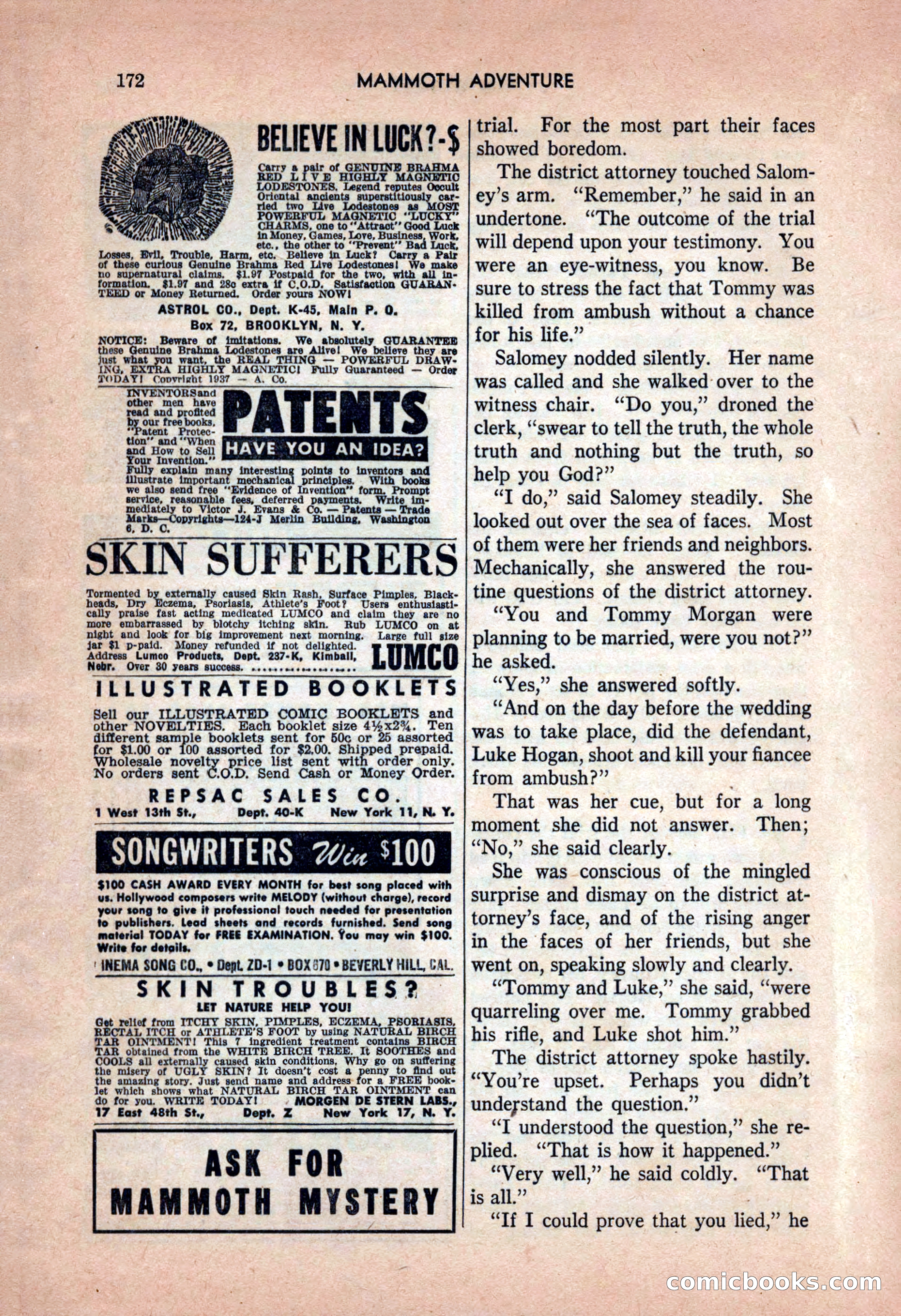 Mammoth Adventure, September 1946 — page 172 of 180