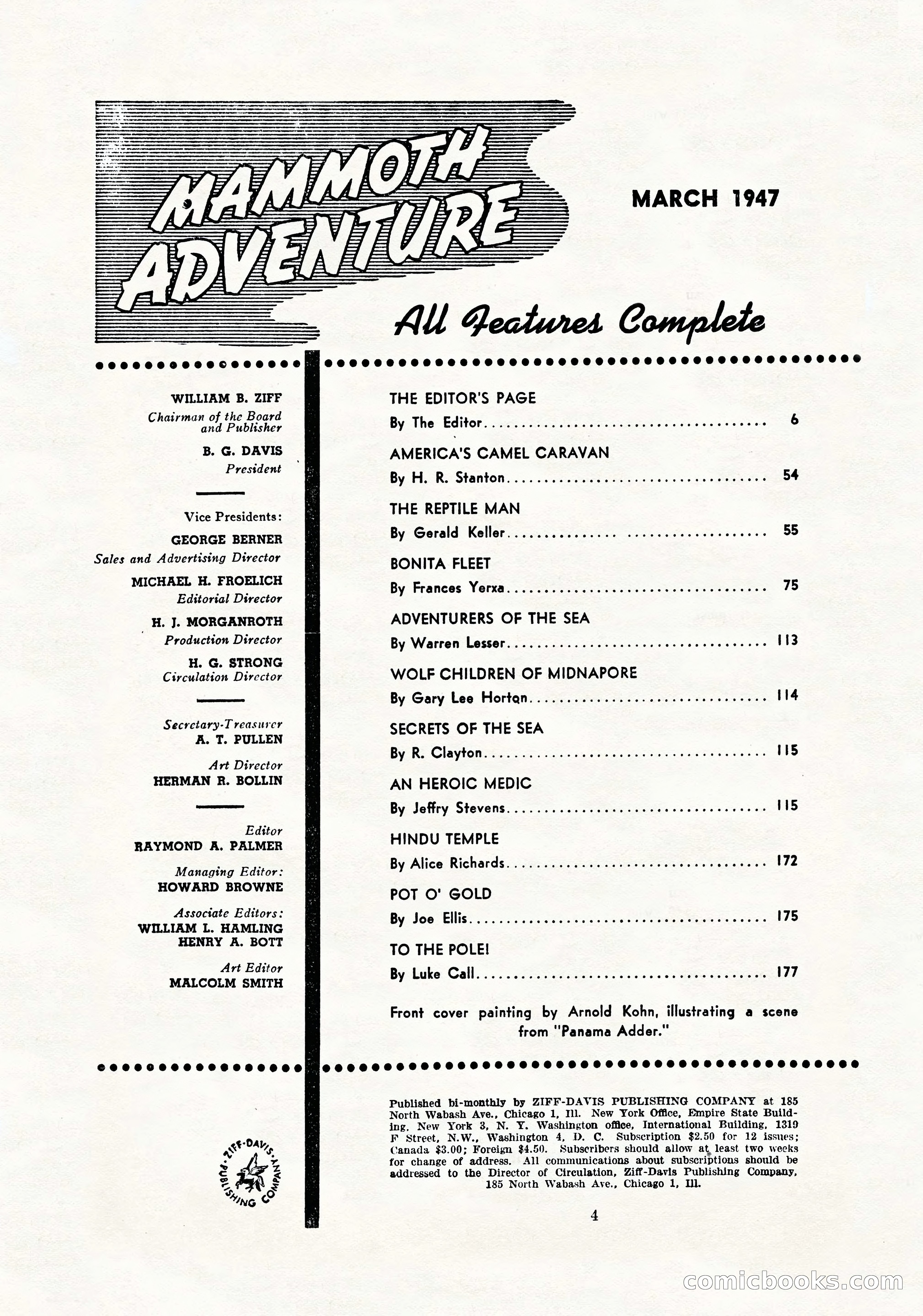 Mammoth Adventure, March 1947 — page 4 of 180