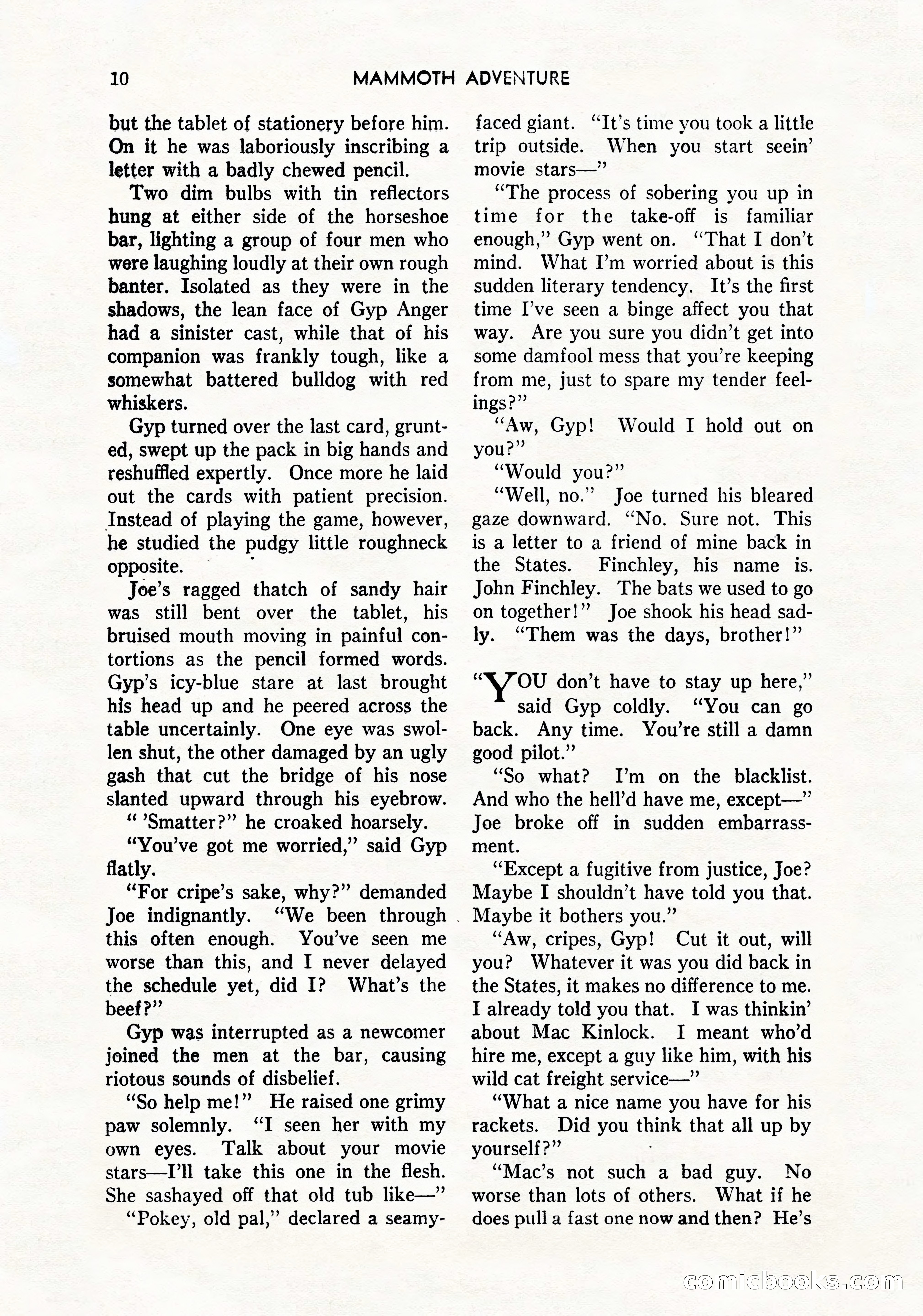 Mammoth Adventure, March 1947 — page 10 of 180
