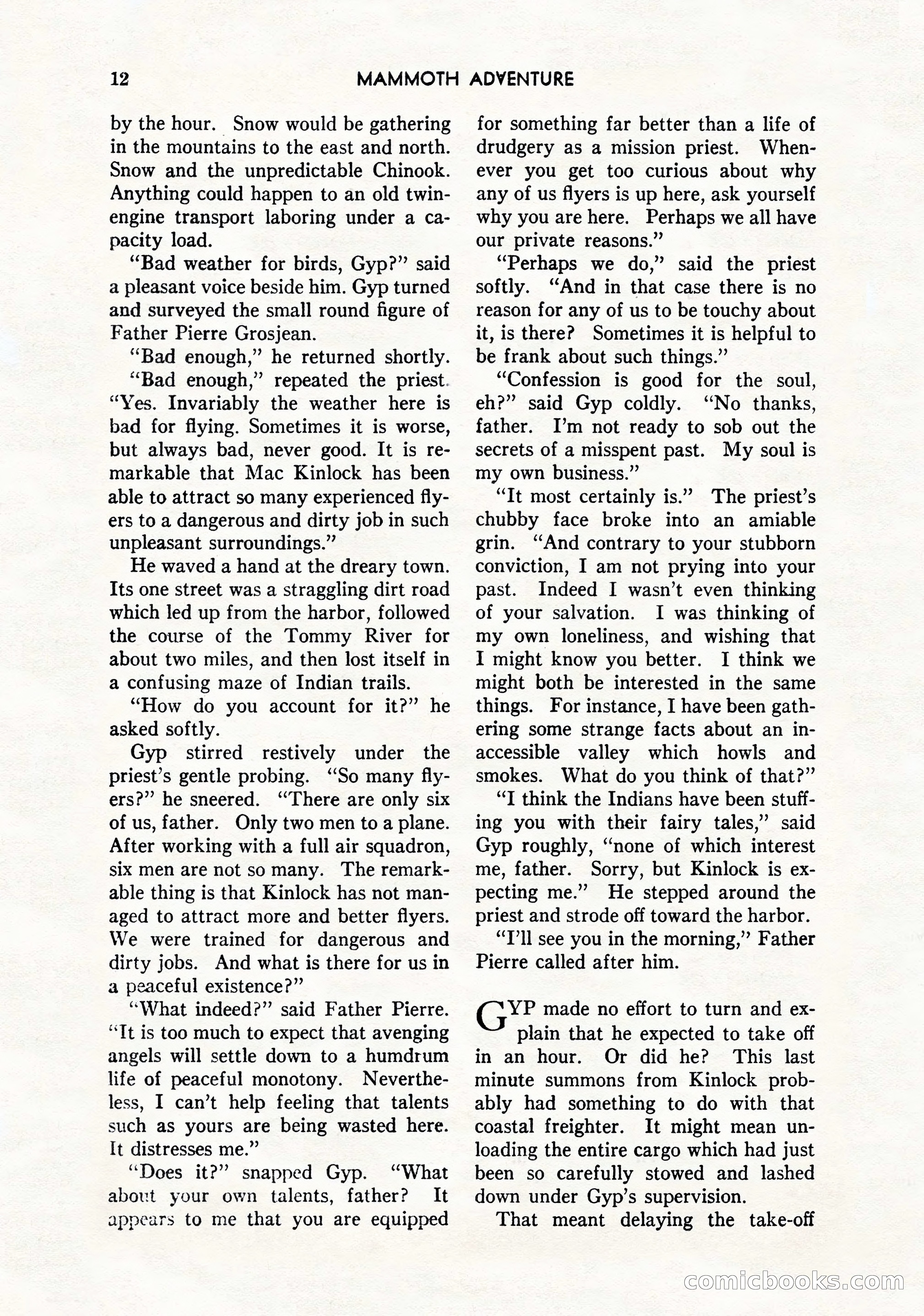 Mammoth Adventure, March 1947 — page 12 of 180