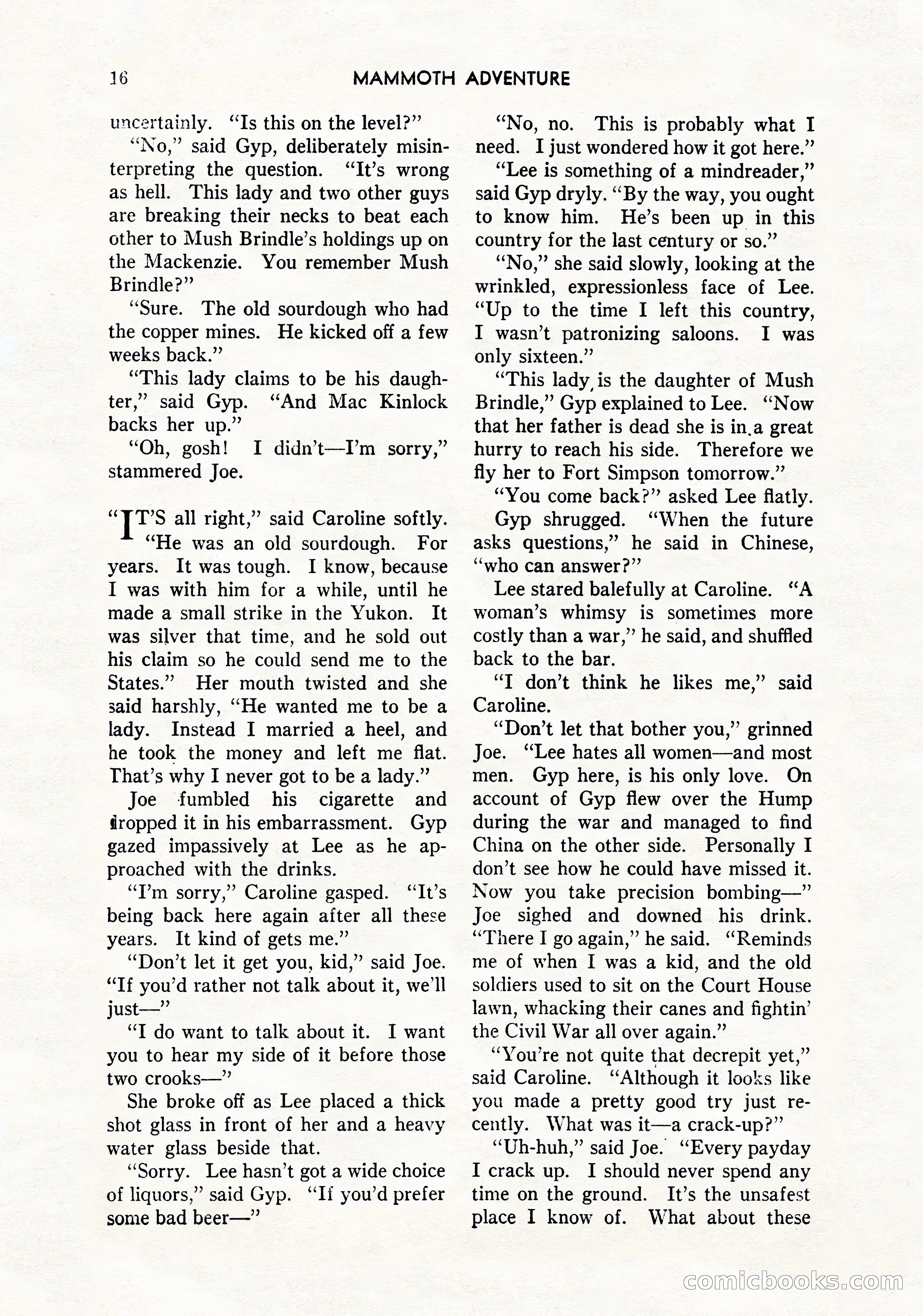Mammoth Adventure, March 1947 — page 16 of 180