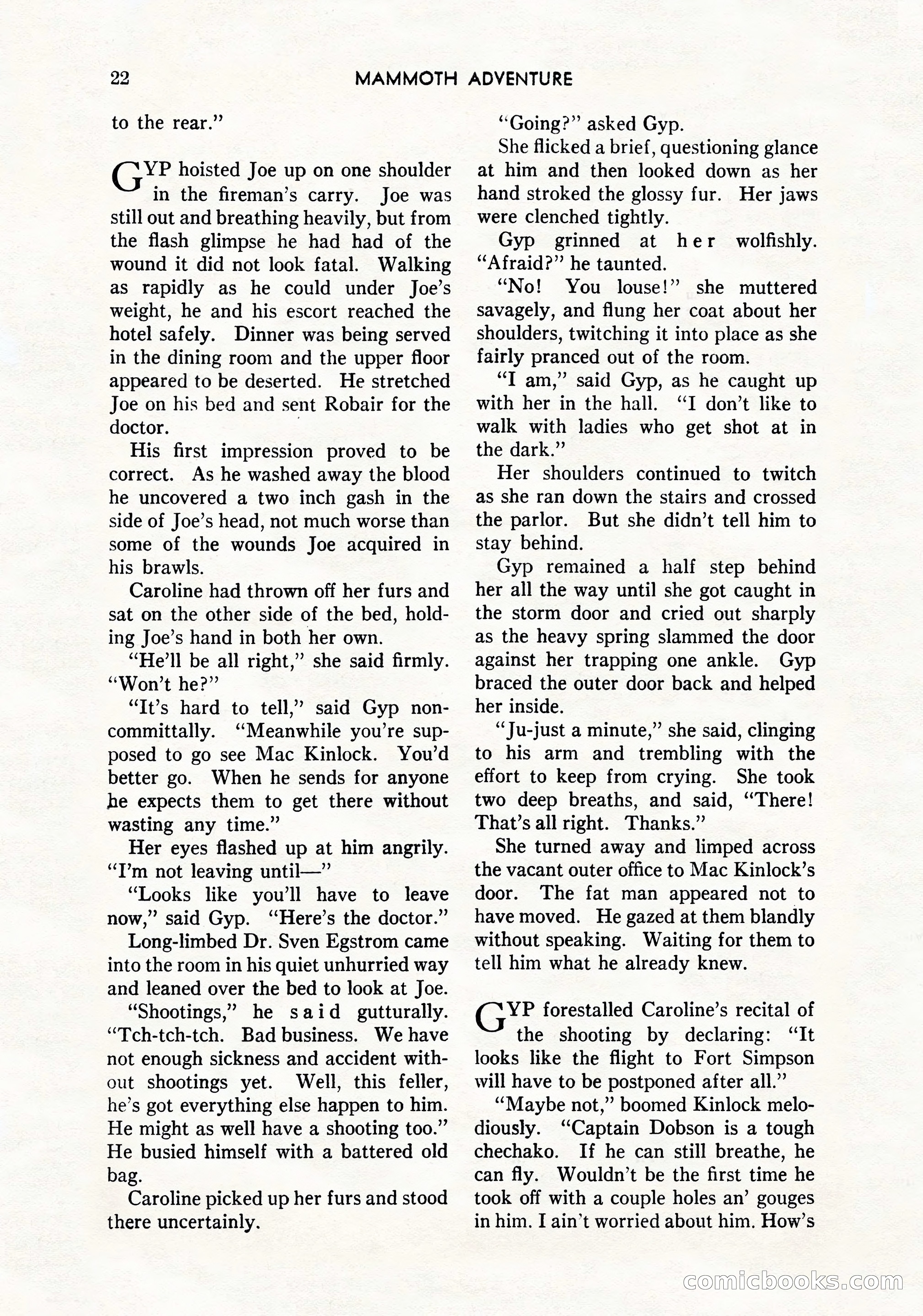 Mammoth Adventure, March 1947 — page 22 of 180