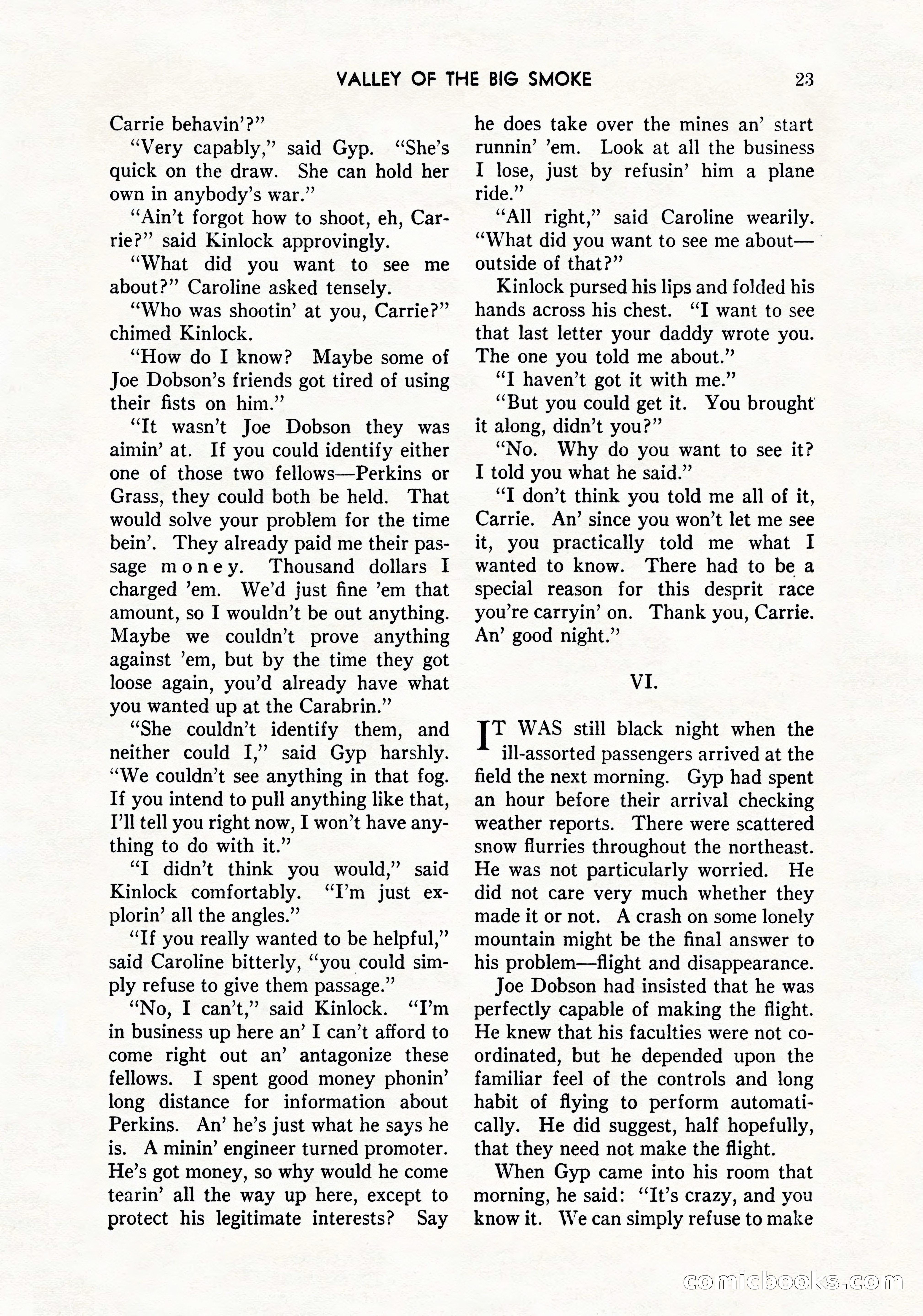 Mammoth Adventure, March 1947 — page 23 of 180